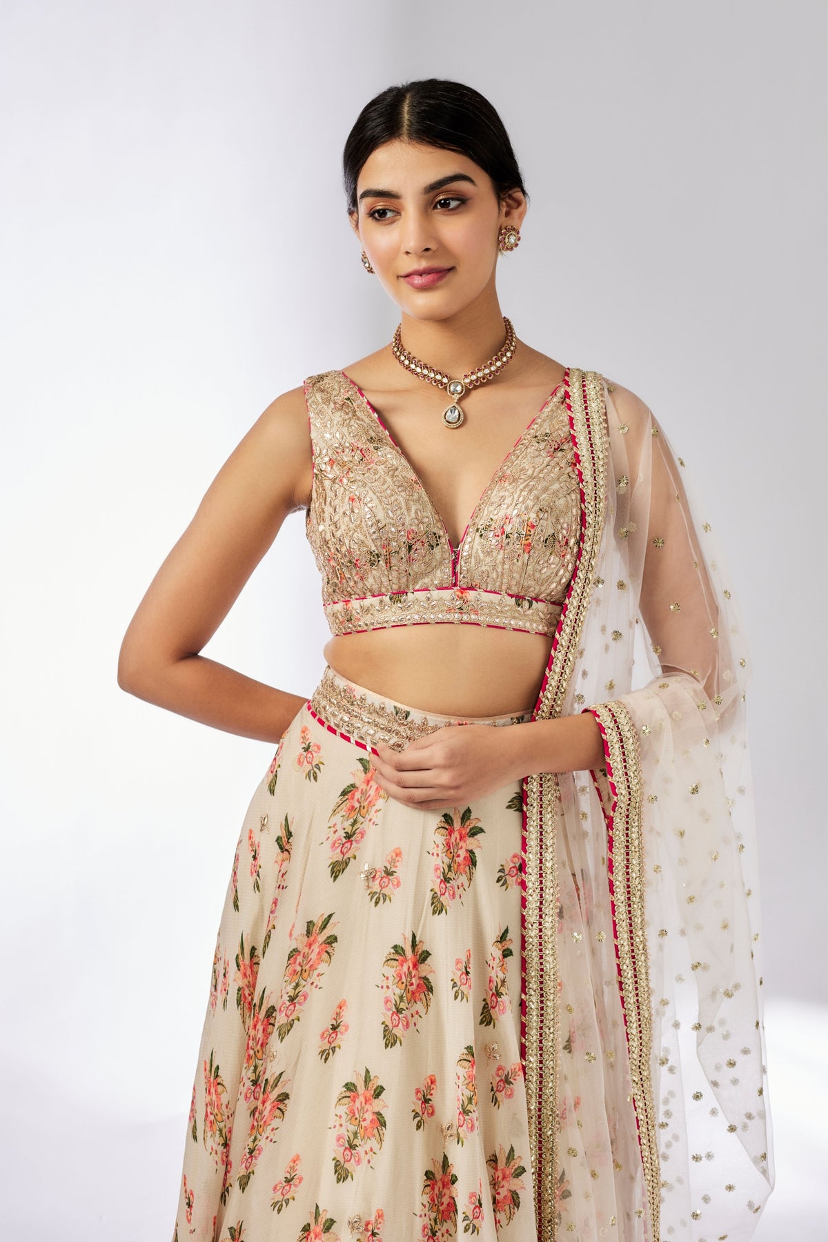 Ivory Esha Lehenga Set