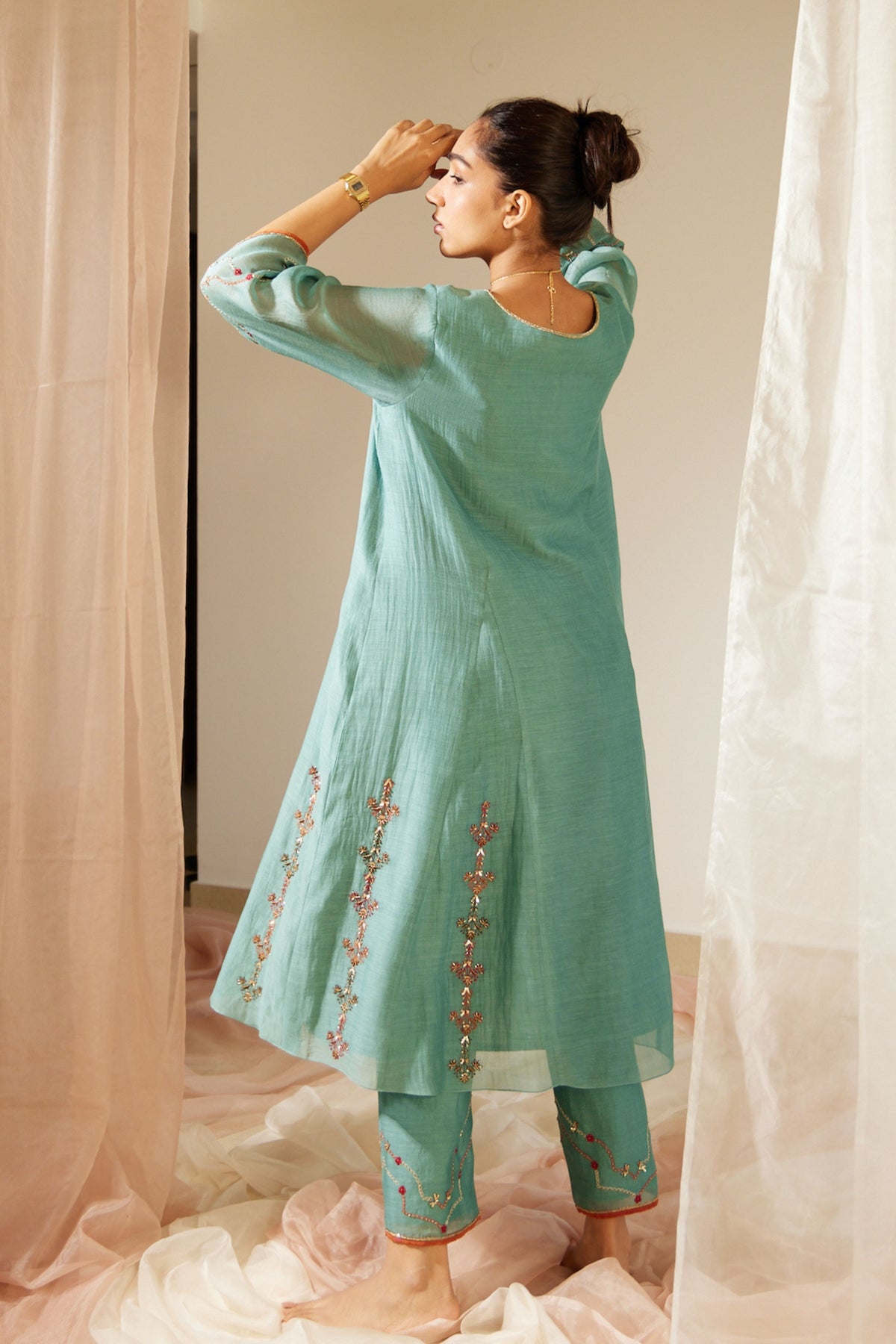 Blue Vrinda Kurta Set