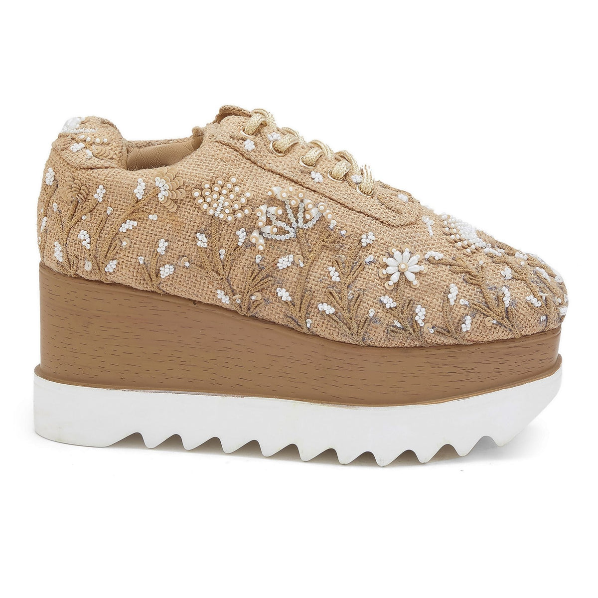 Dandelion Wedding Wedge Sneakers