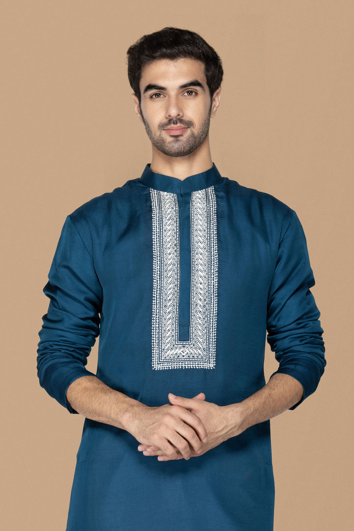 Classic Blue Kurta Set