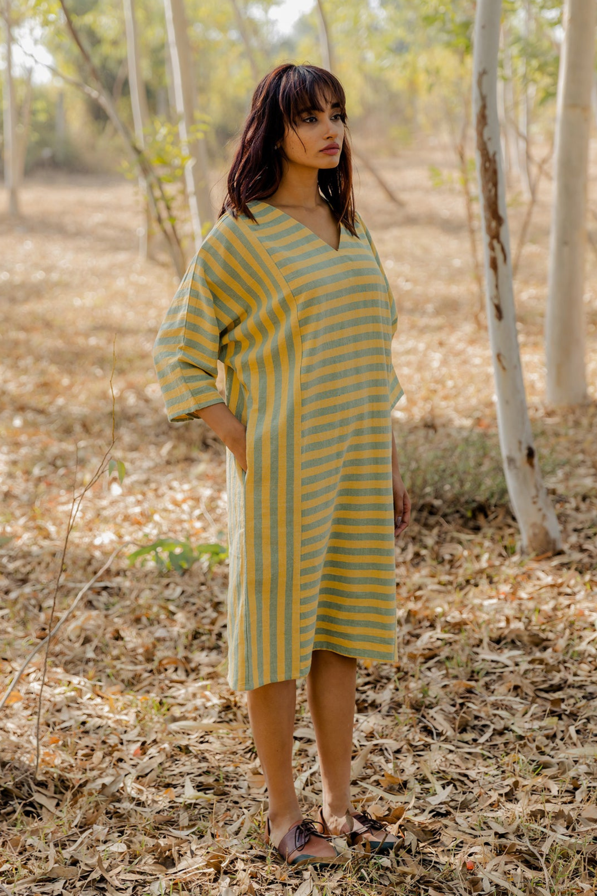 Unvieled Stripes Dress