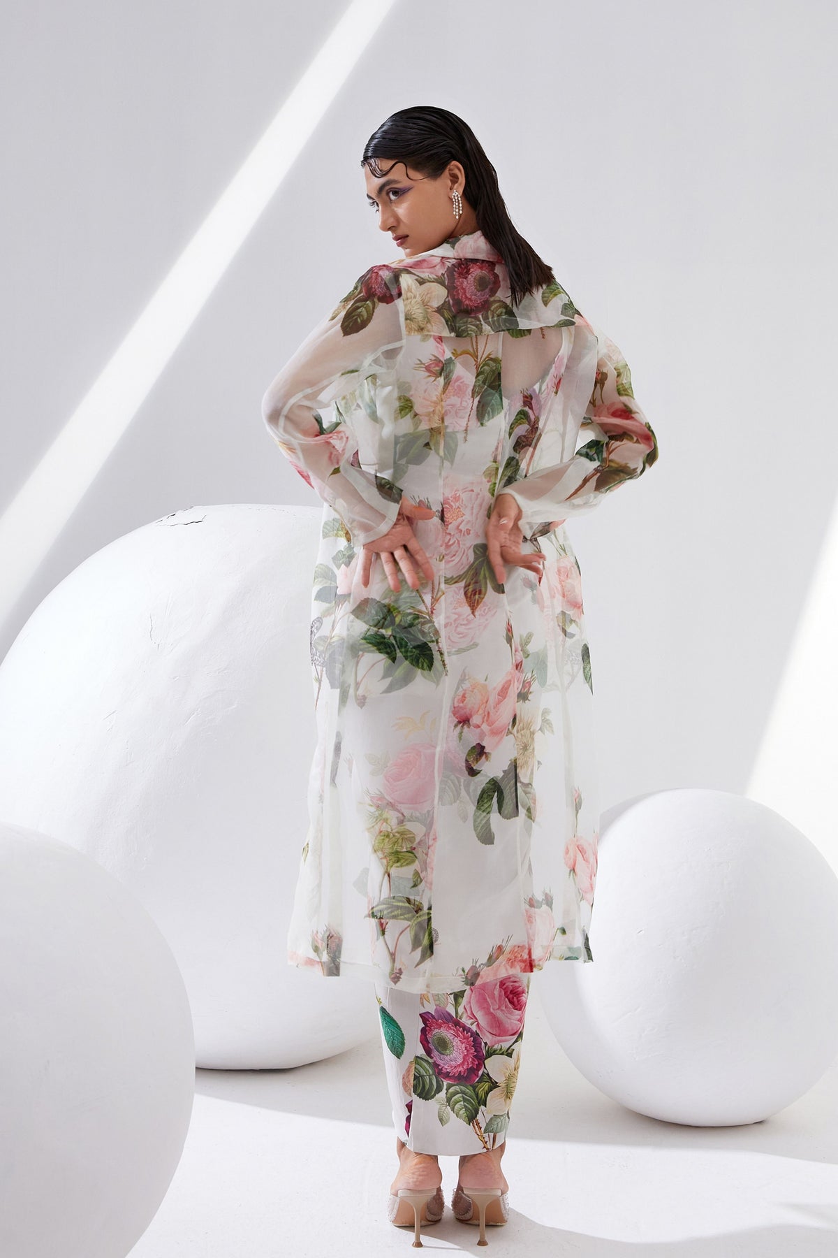 Lily Floral Dress with Trench