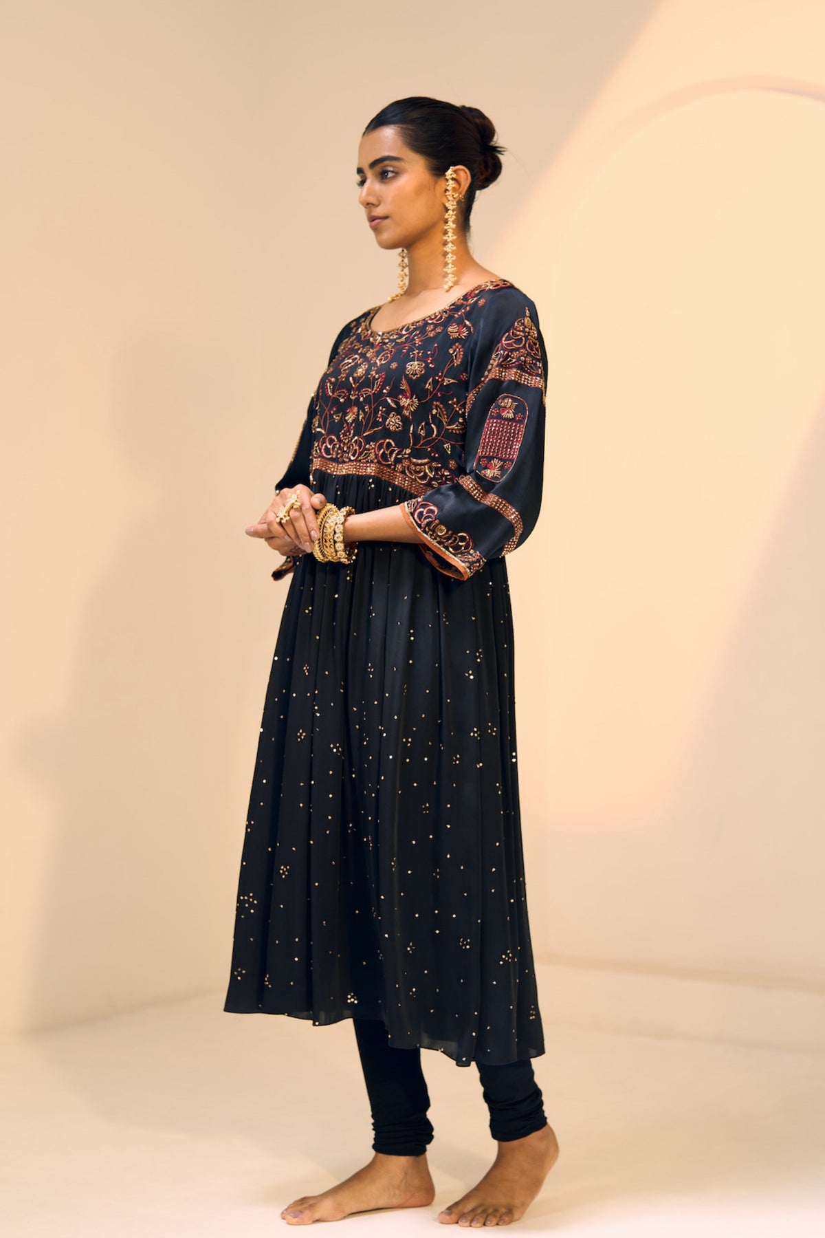 Black Lavanya Kurta Set