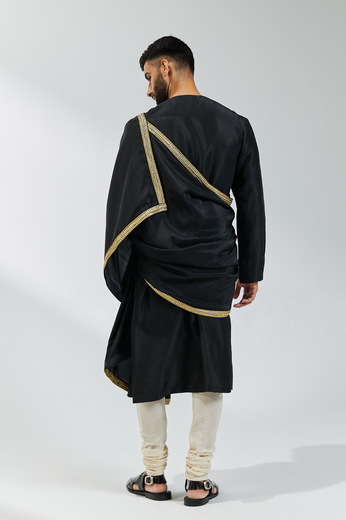 Black Embroidered Kurta Sets