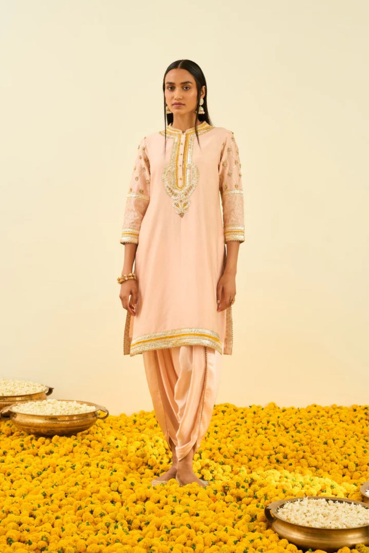 Aminah rosepink kurta set