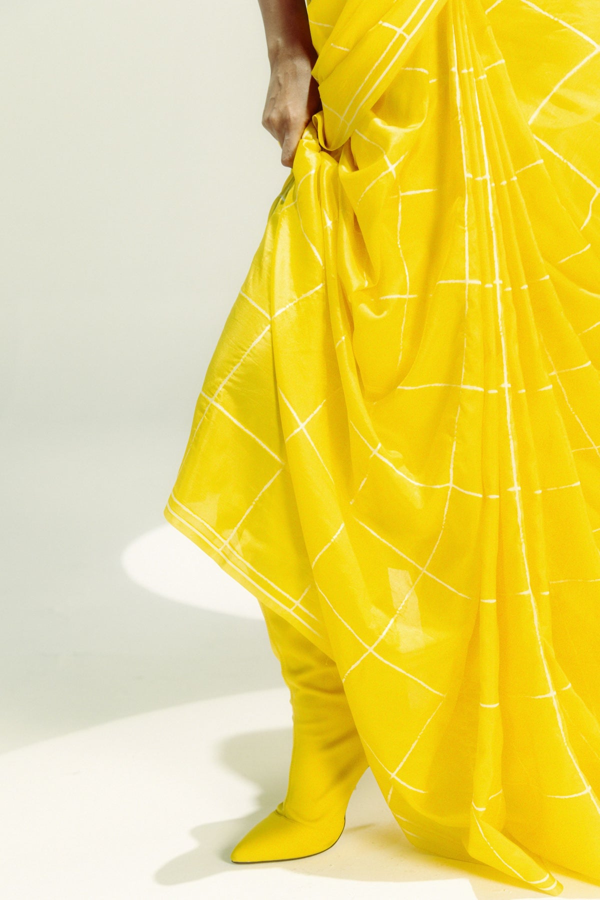 The Crossword Yellow Saree