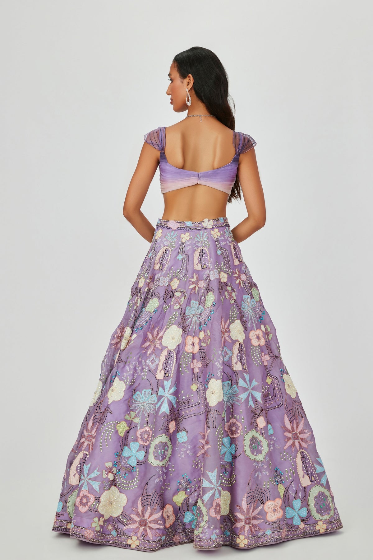 Amethyst Darya Lehenga