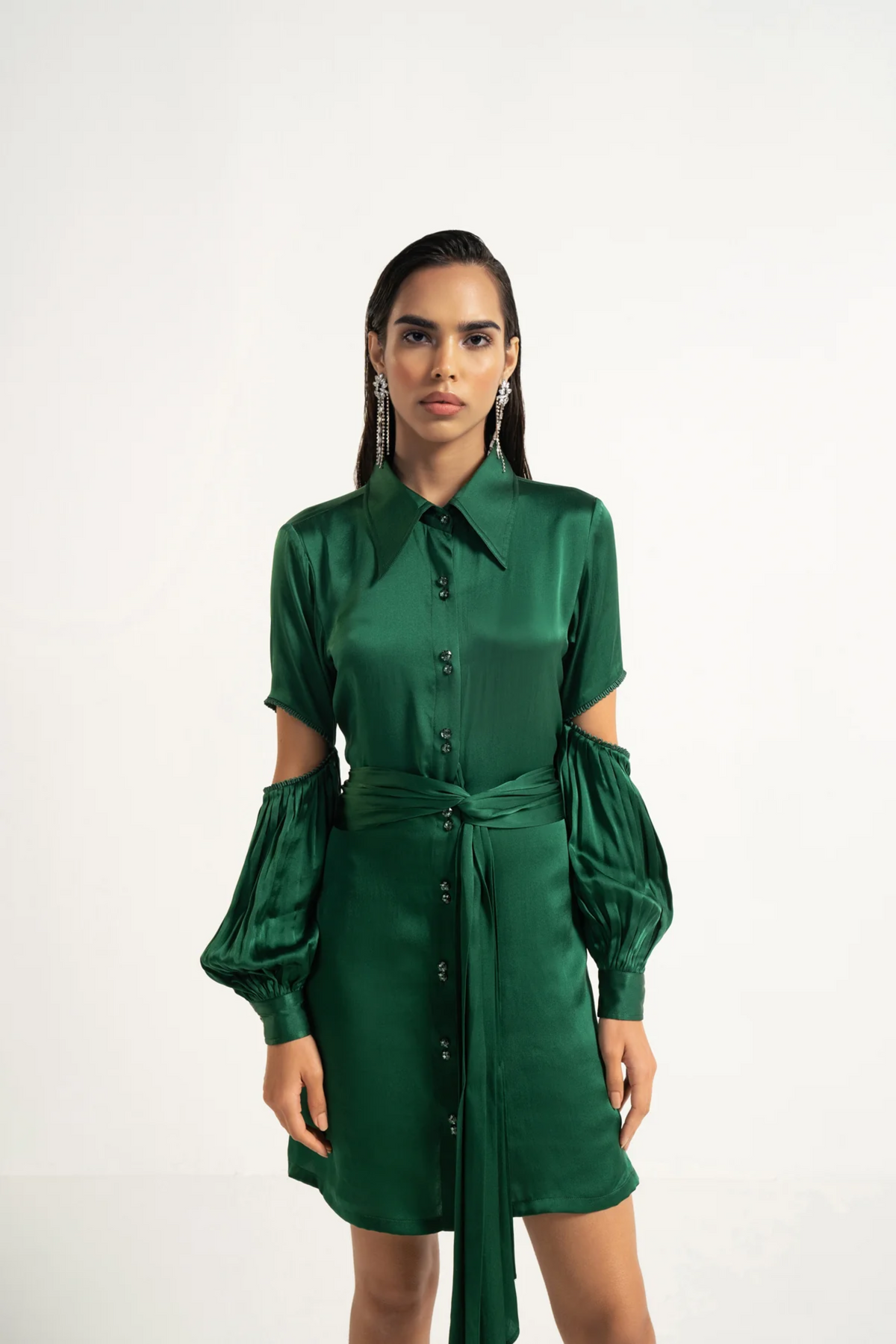 Serpentine Shirt Dress