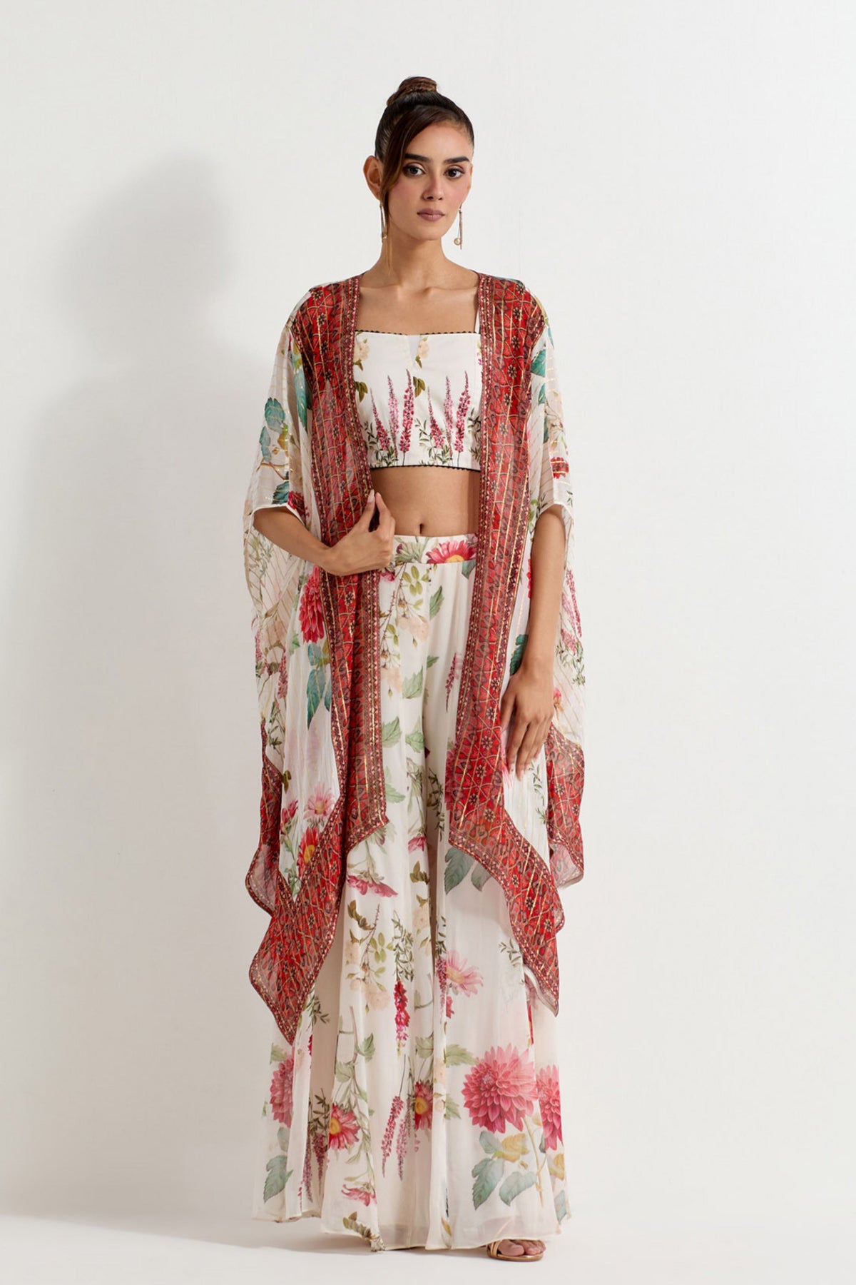 Printed Cape Set