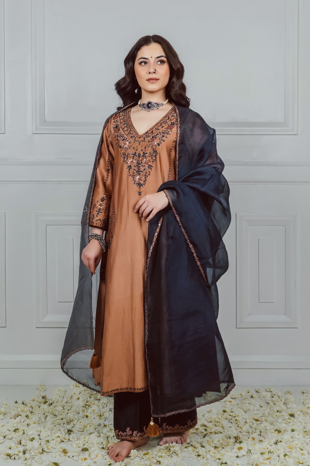 Sepia Kurta Set