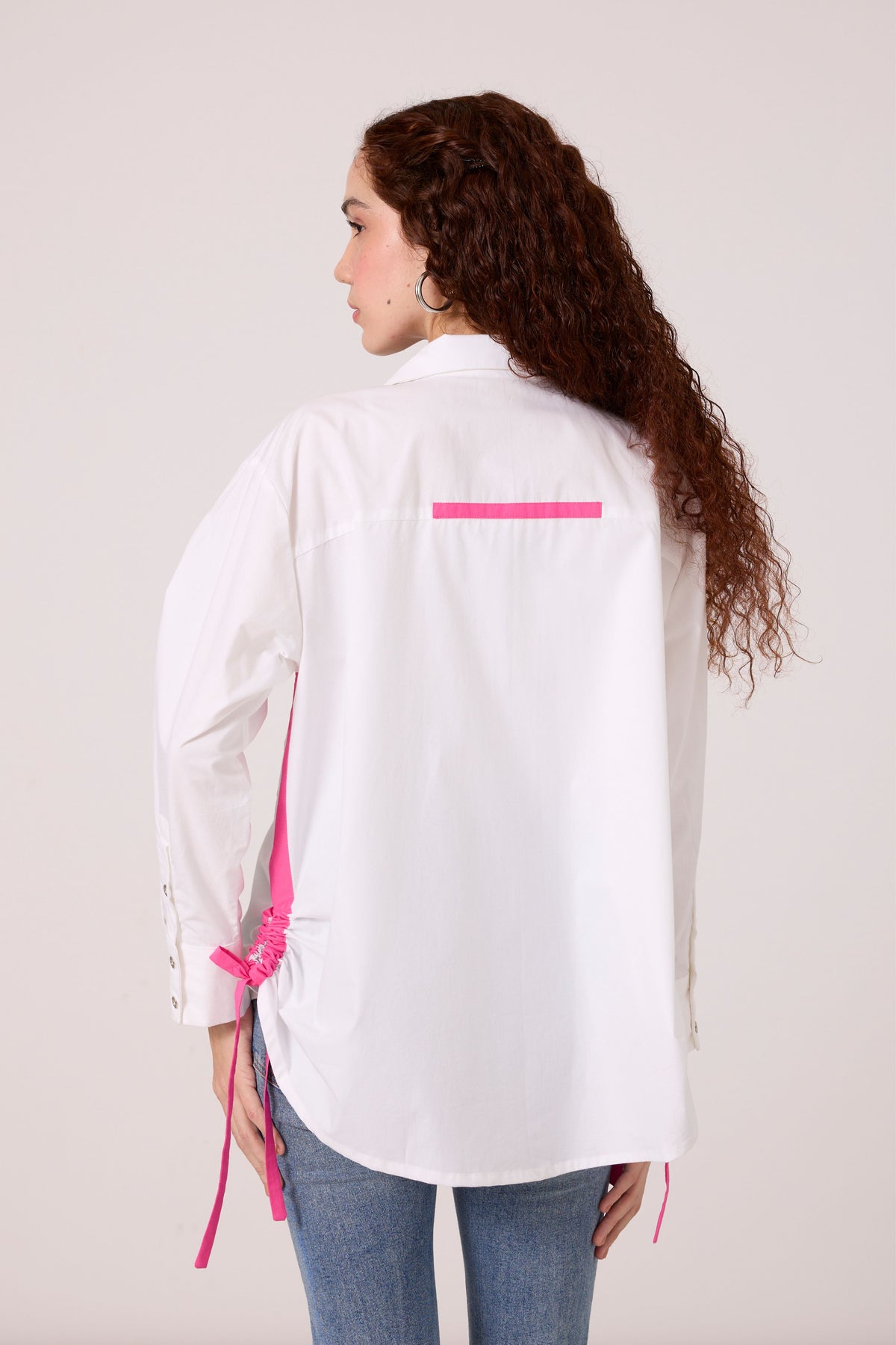 Eva Applique Bright White Shirt