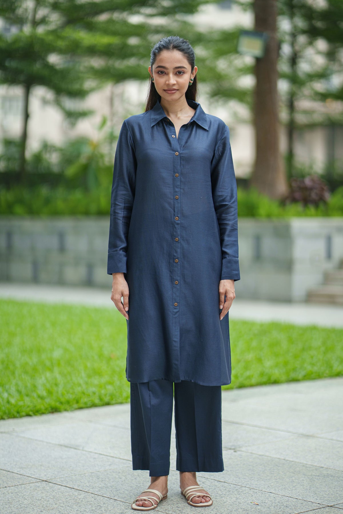 Underlayer Blue Kurta With Pants