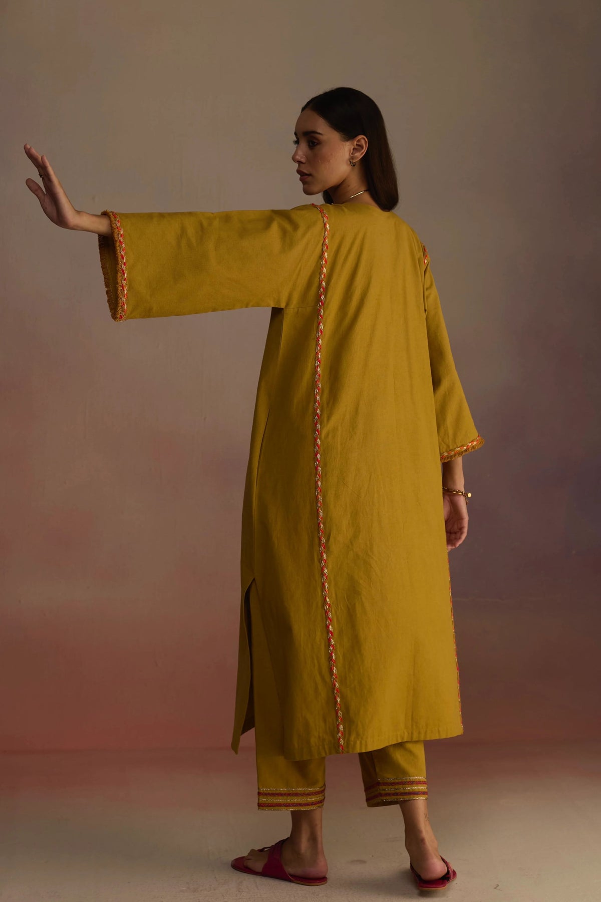 Amber Mustard Kurta