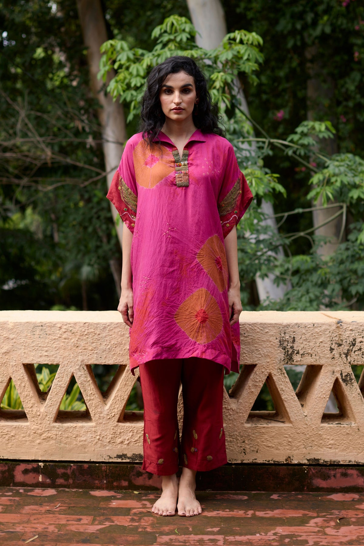 Hand Embroidered Tunic Set