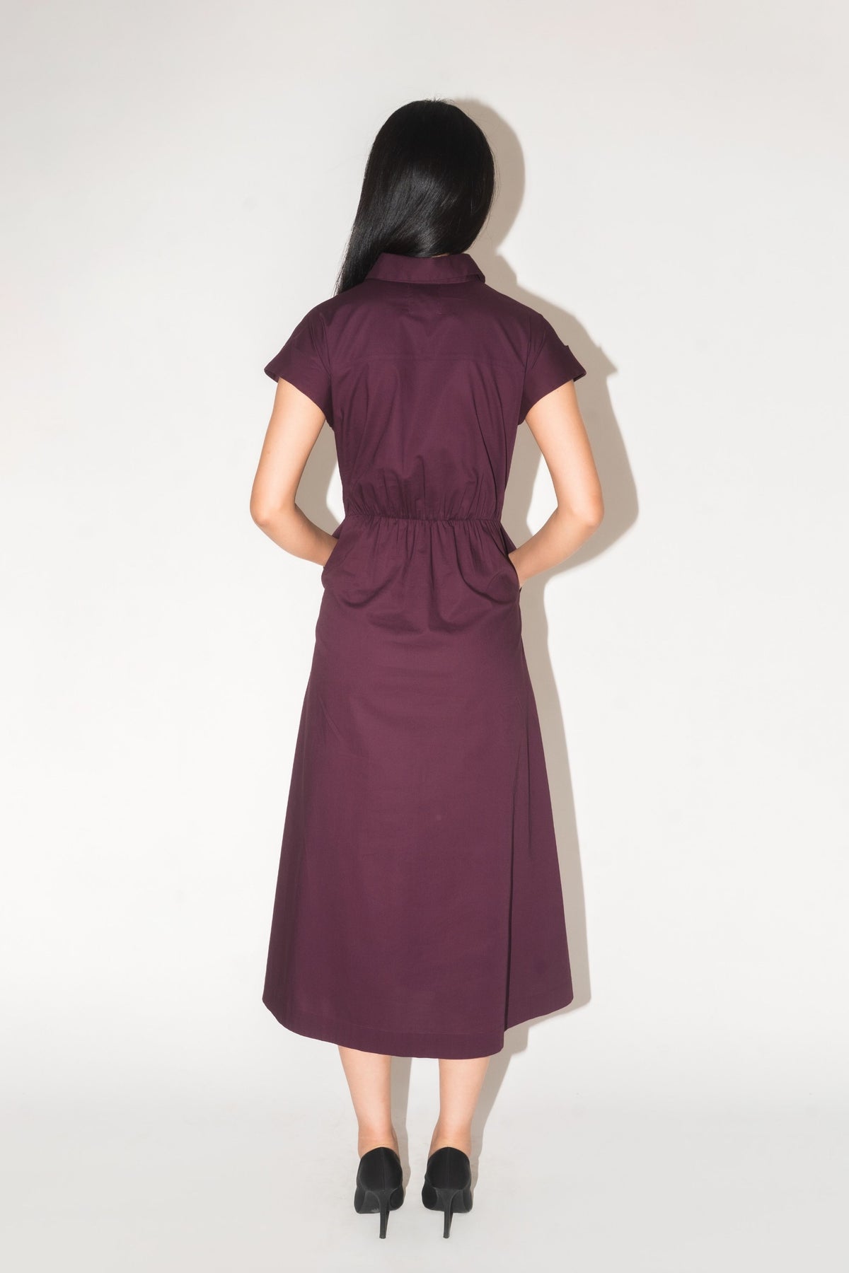 Twisted Plum Dress