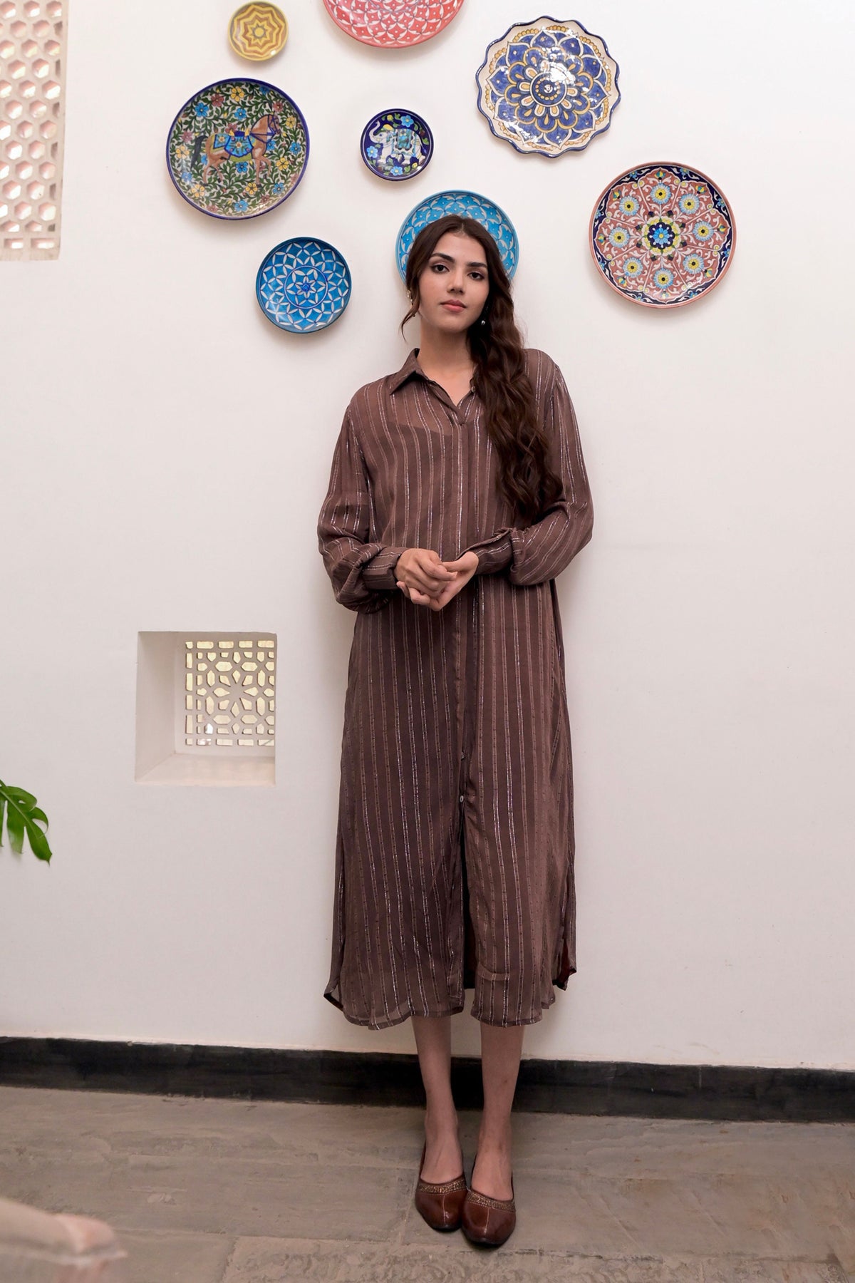 Gulkand Shirt Dress