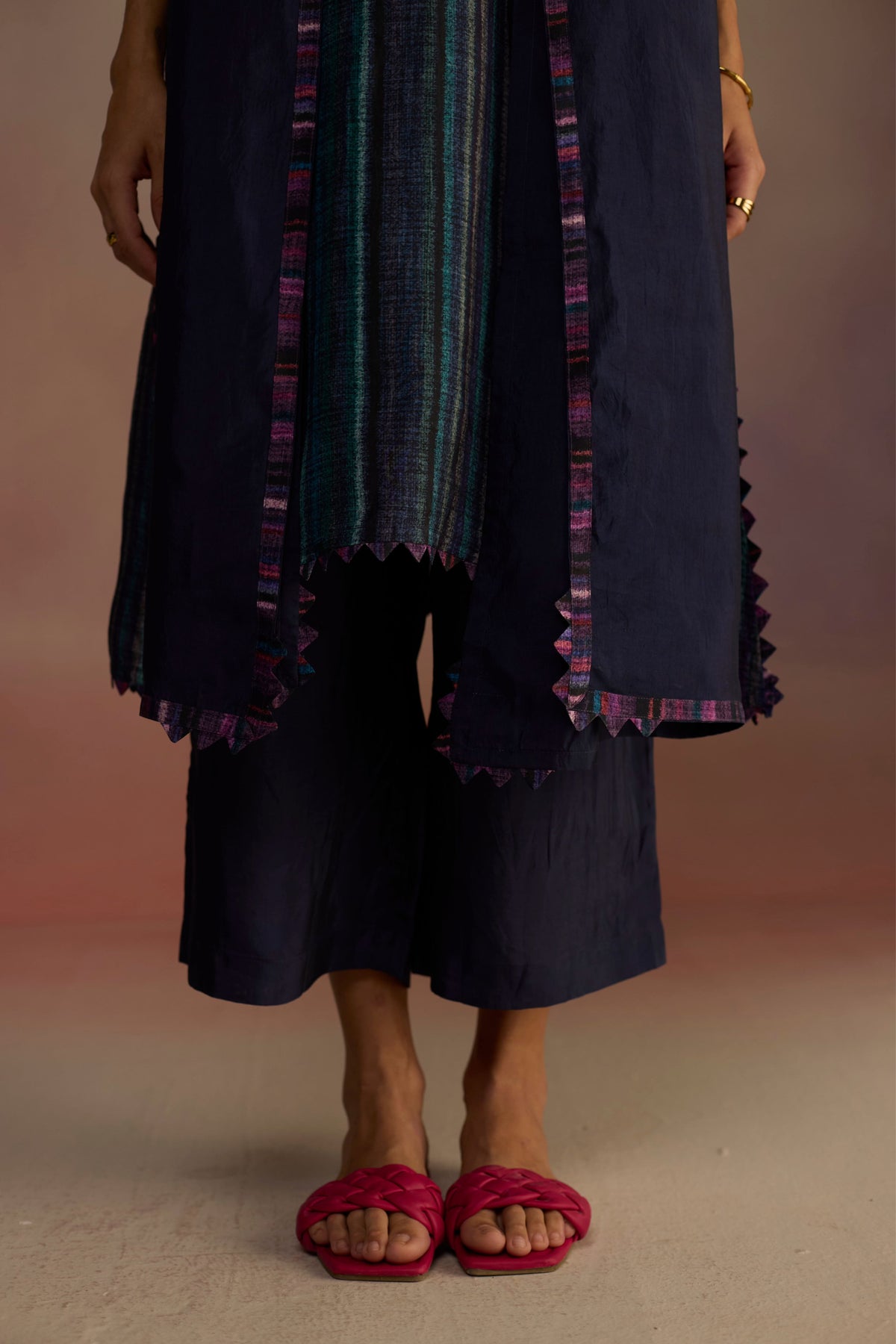 Awning Long Blue Kurta