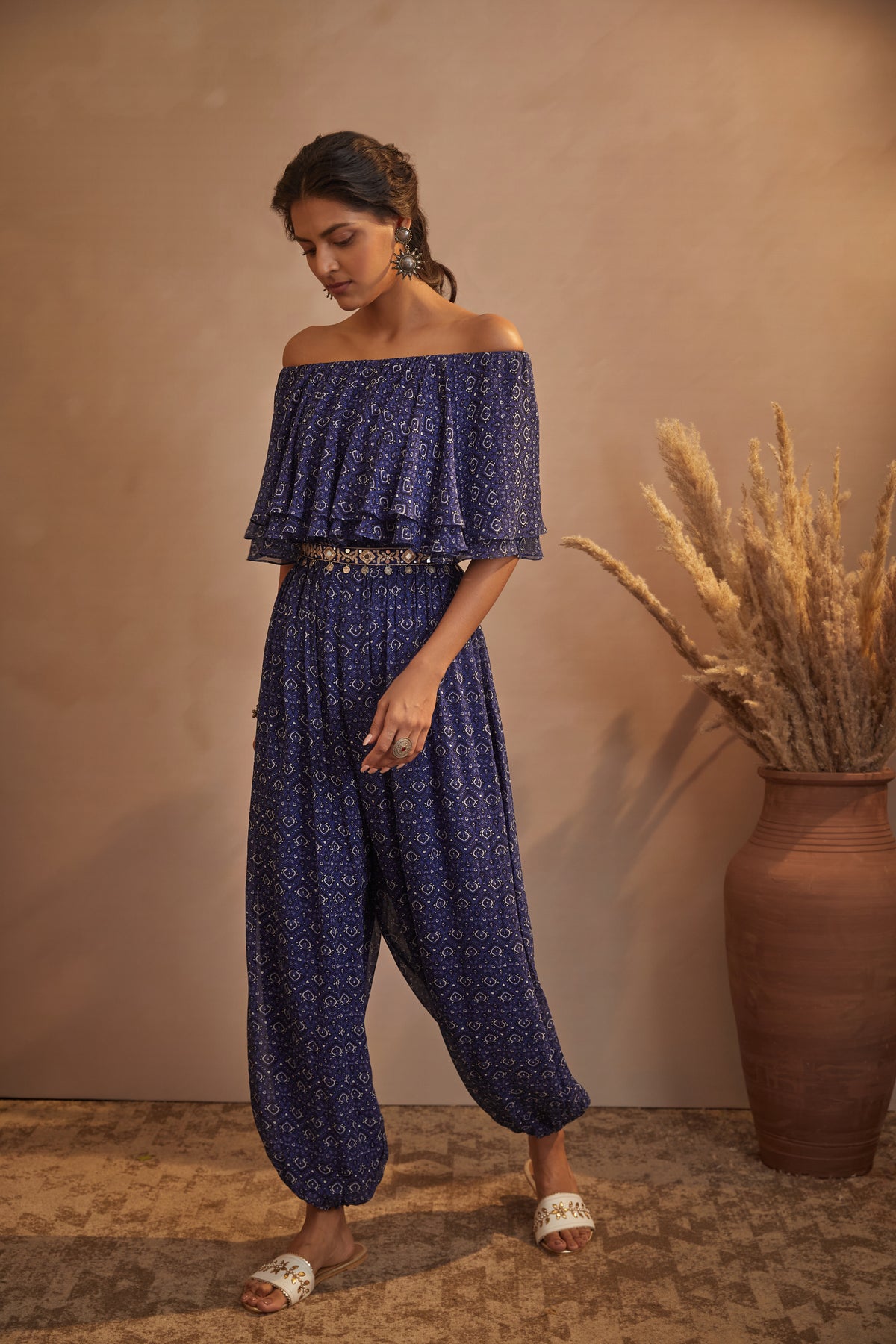 Off shoulder jumpsuit