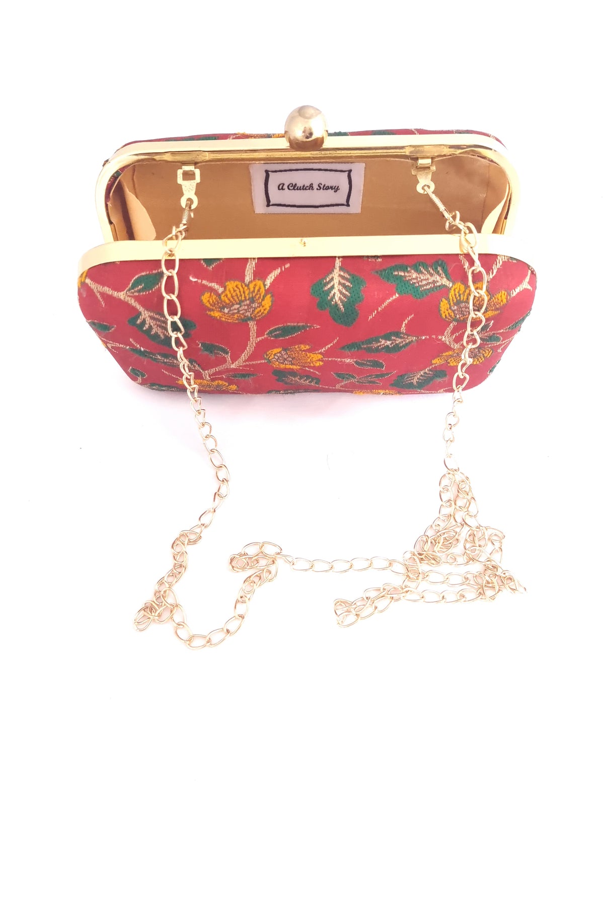 Relic Floral Brocade Clutch