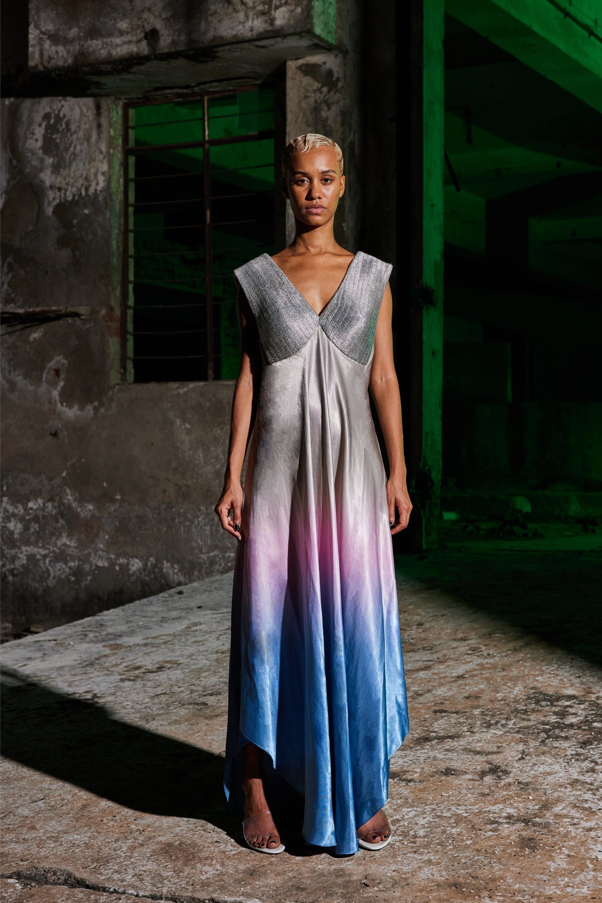 Gradient Angular Dress