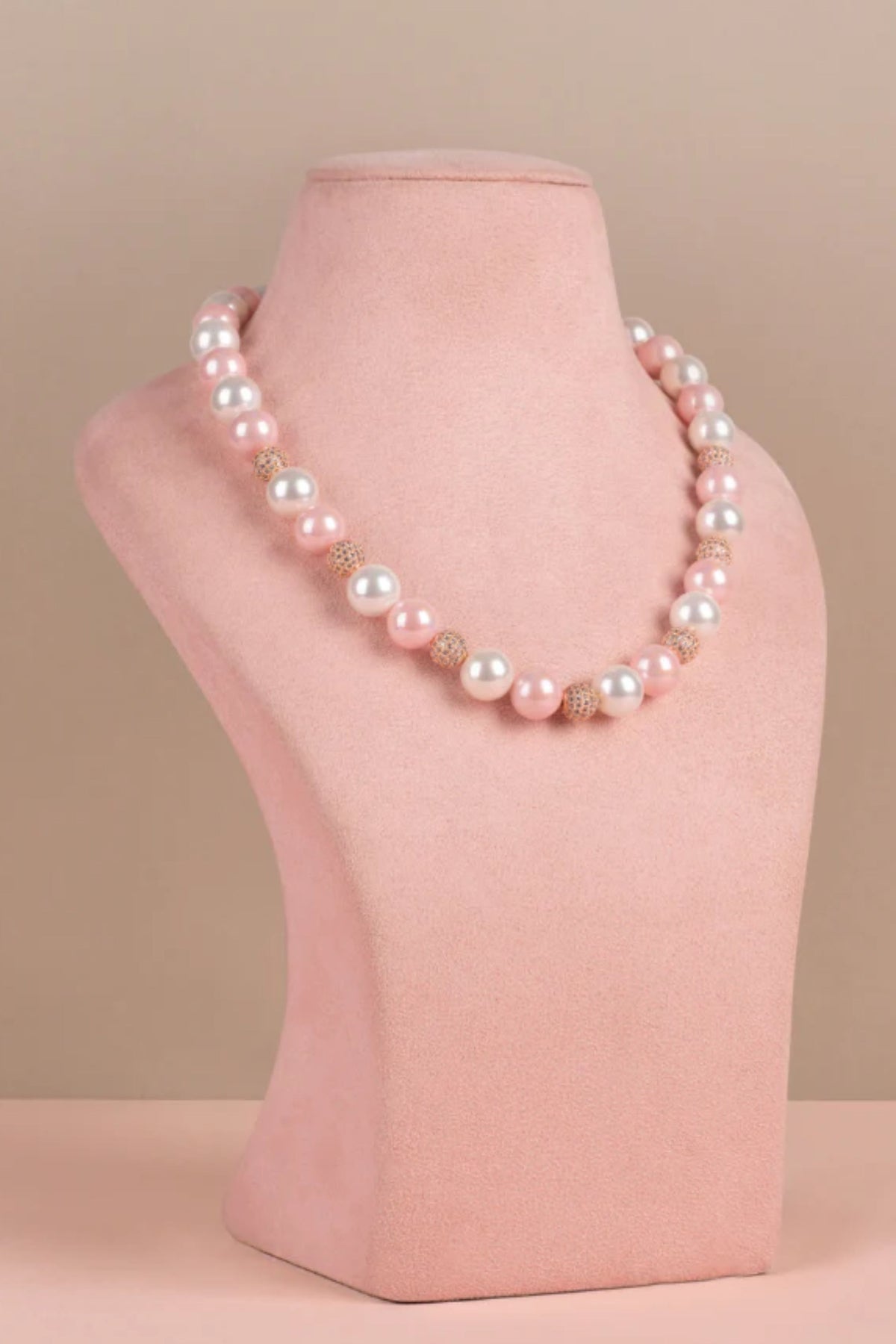 Swarovski Pink &amp; White Necklace