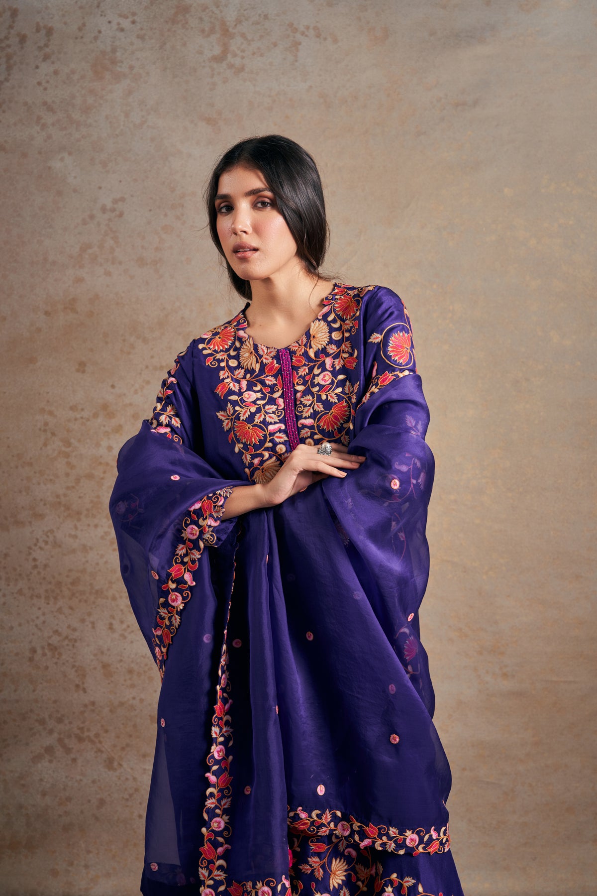 Exquisite Purple Grace Kurta Set