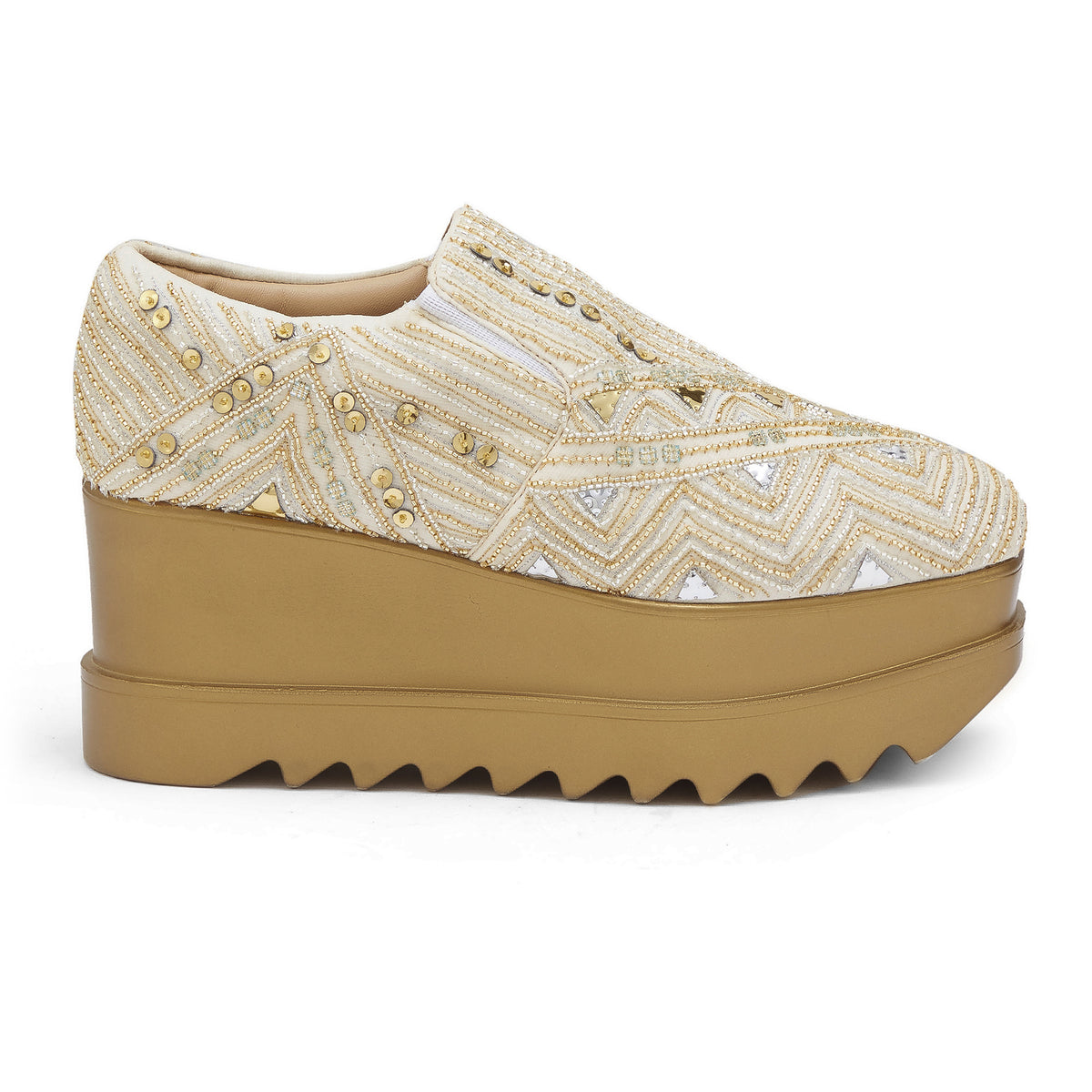 Art Deco 23 Wedding Wedge Sneakers