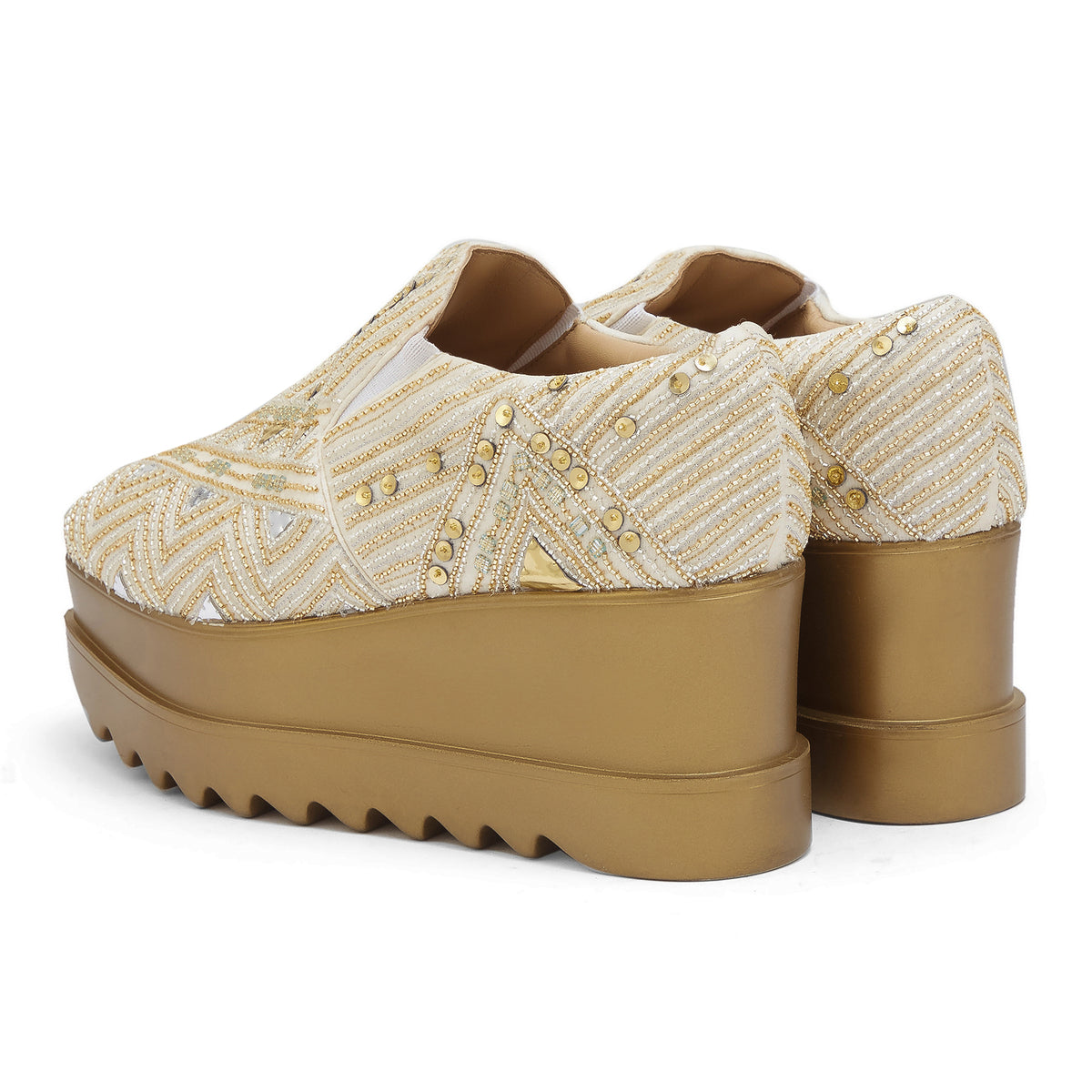 Art Deco 23 Wedding Wedge Sneakers