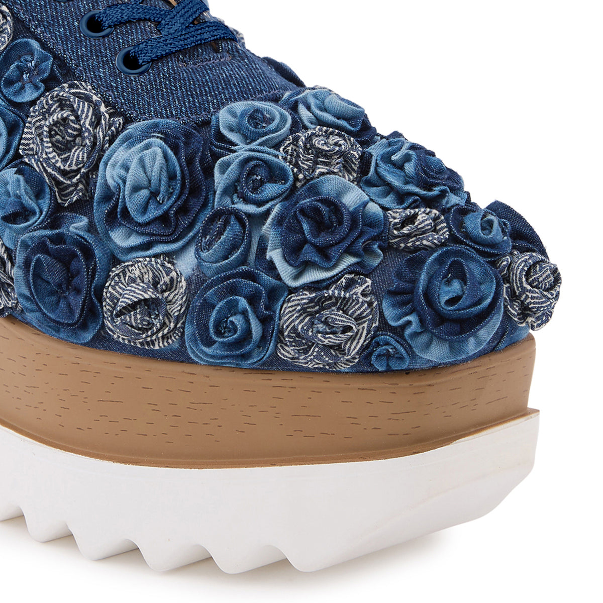 Pocket Roses   Wedge Sneakers