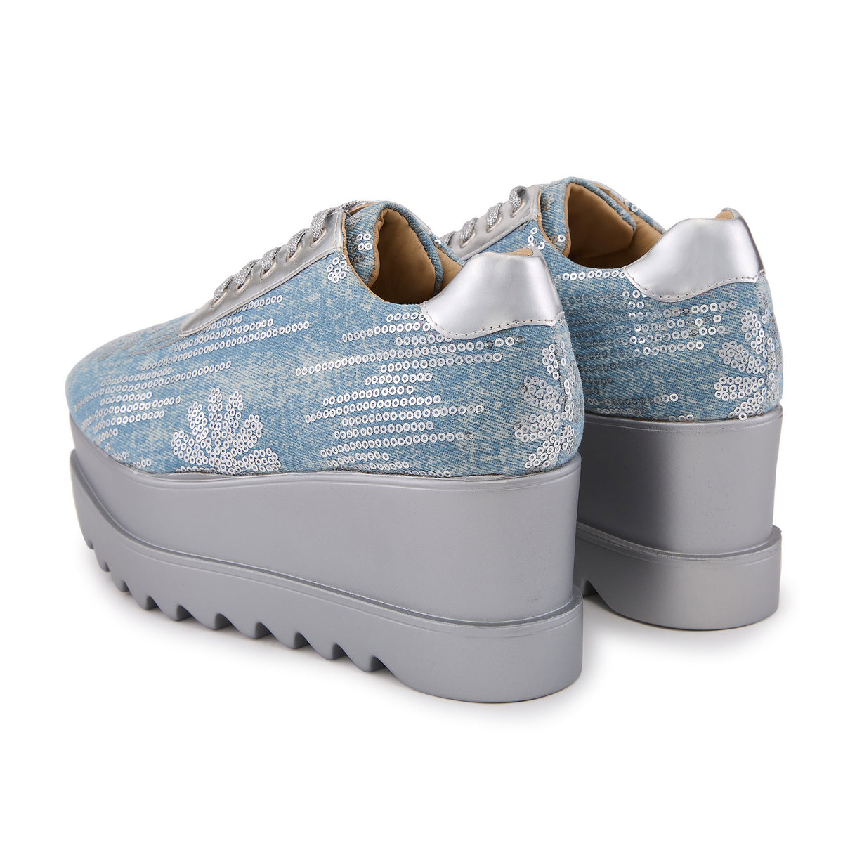 Blue Moon Wedge Sneakers