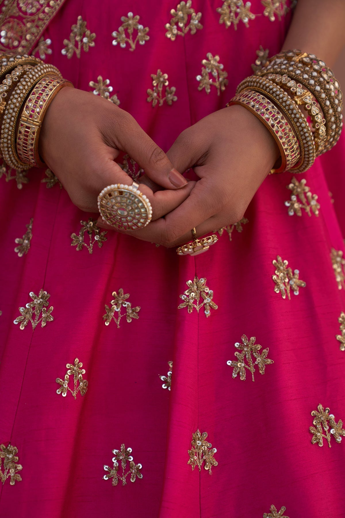 Rani Pink Lehenga Set