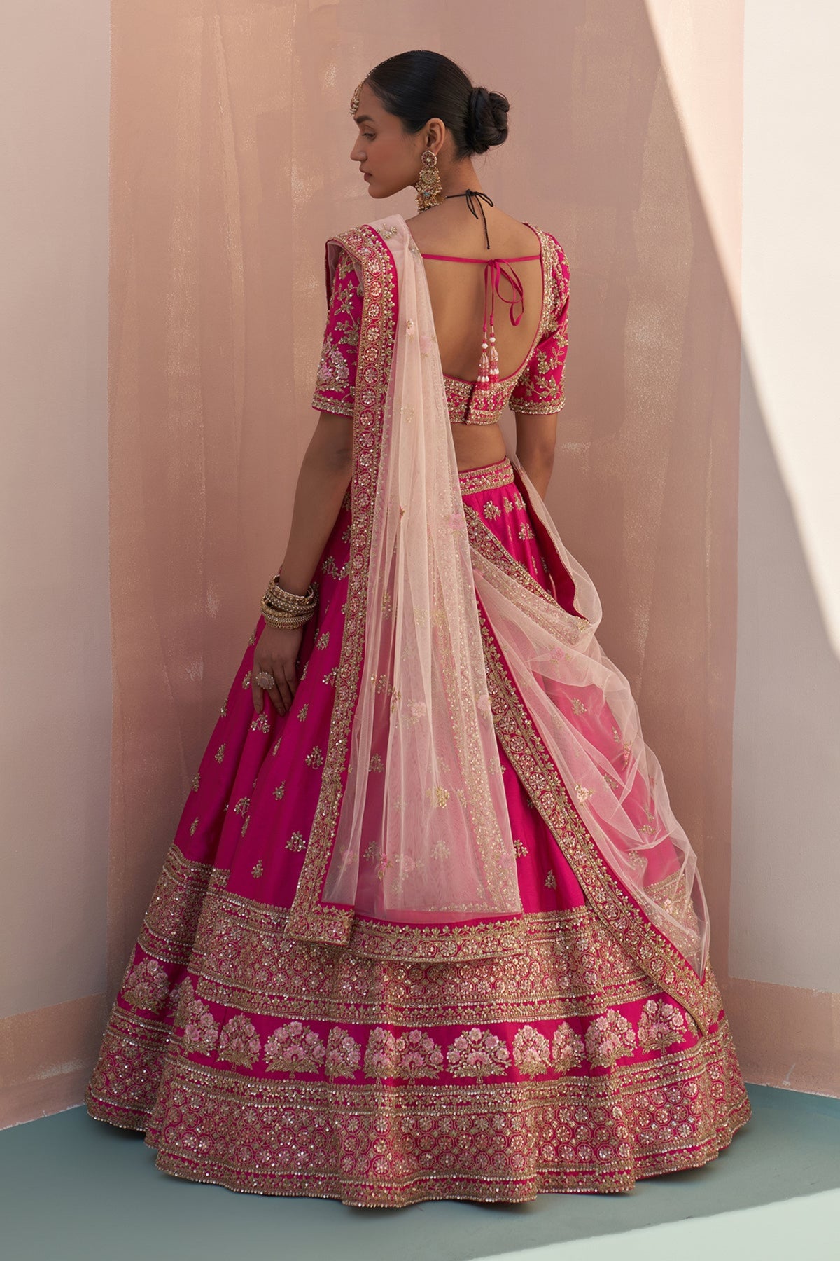 Rani Pink Lehenga Set