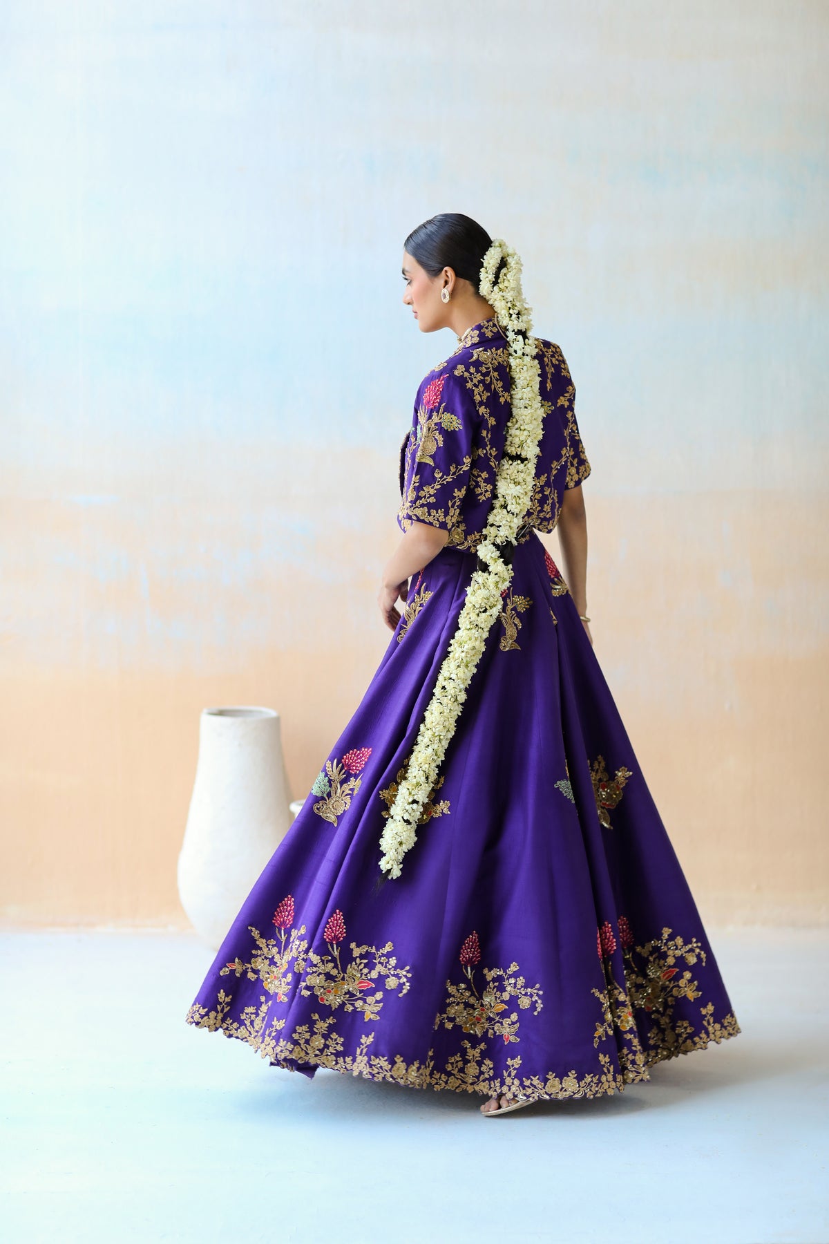 Bright Purple Lehenga Set