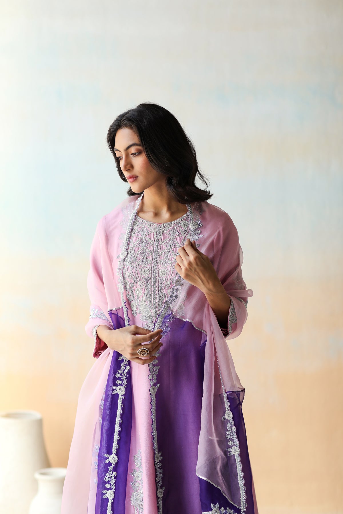 Lilac Kurta Set