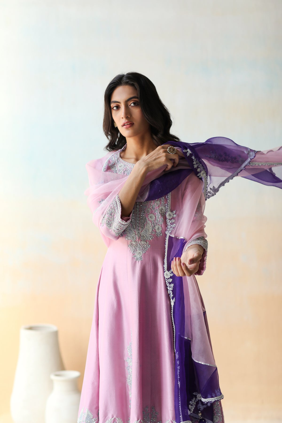 Lilac Kurta Set