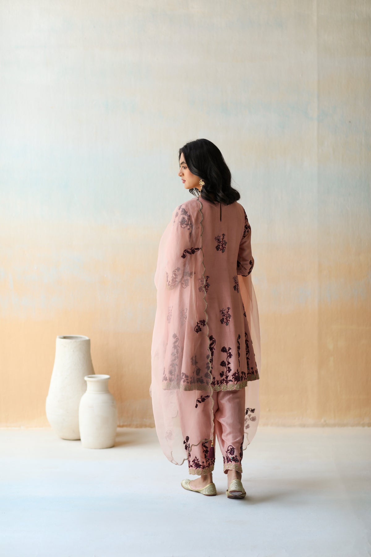 Onion Pink Kurta Set