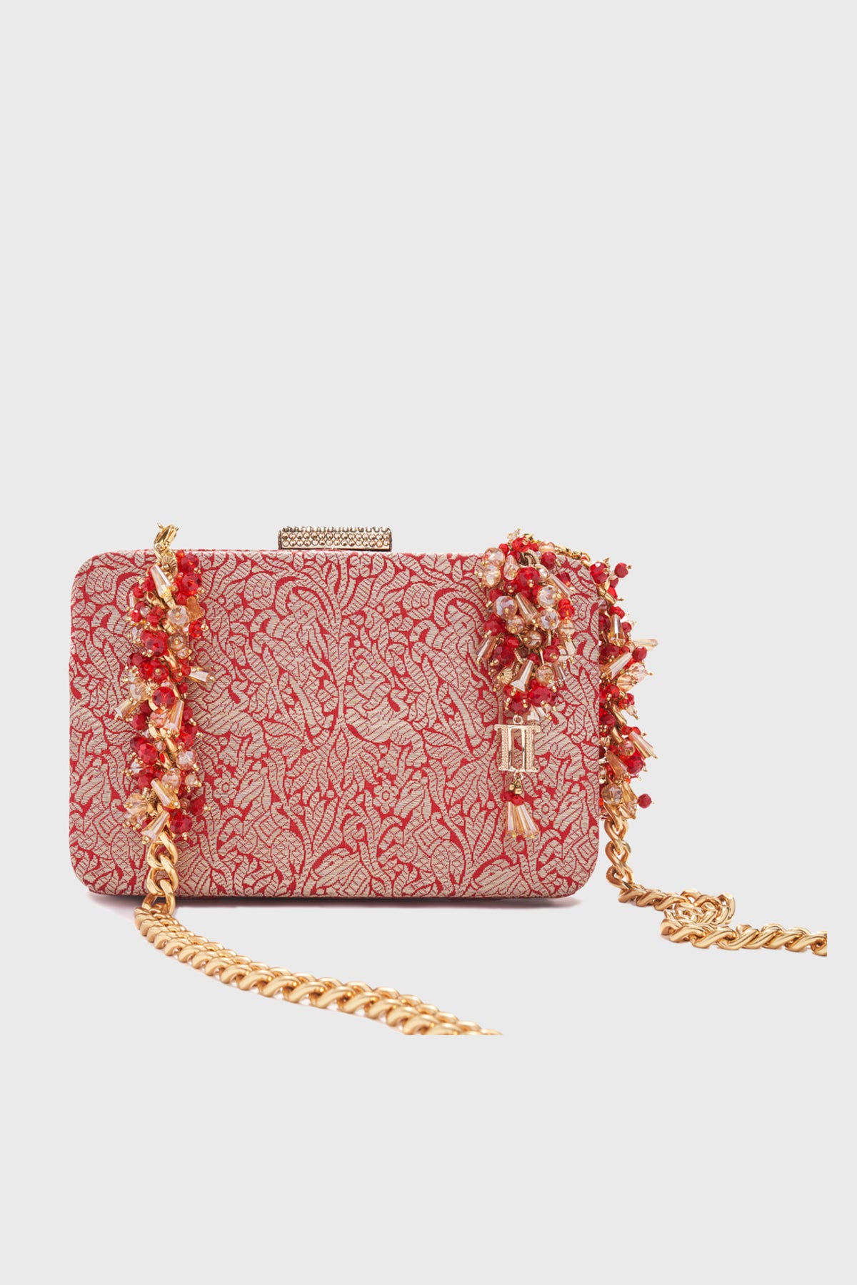 Red Brocade Bag