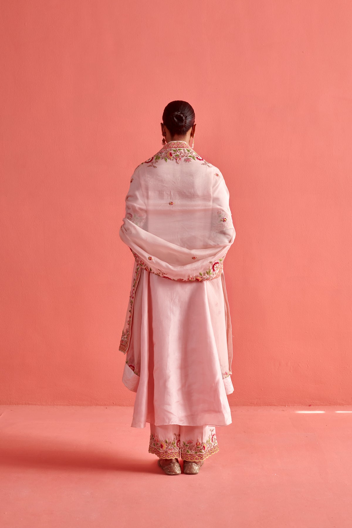 Powder Pink Kurta Set