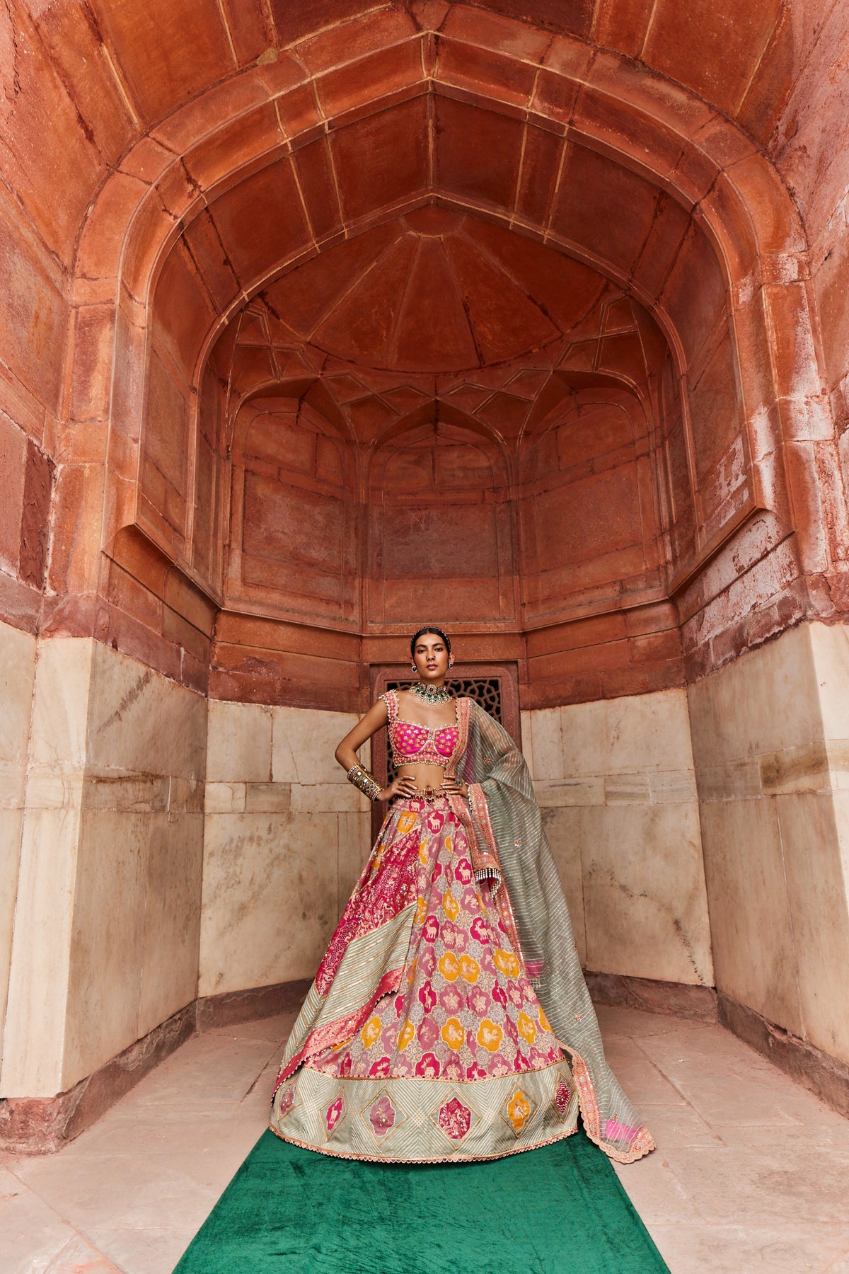 Hot Pink Lehenga Set