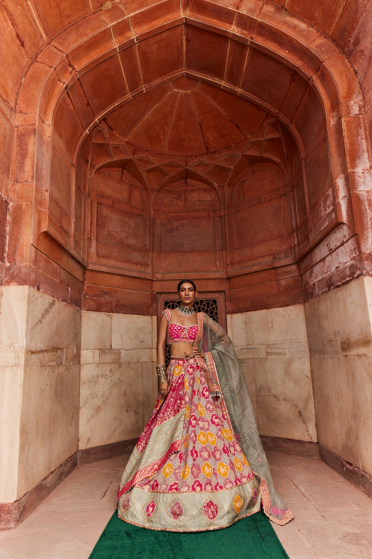 Hot Pink Lehenga Set