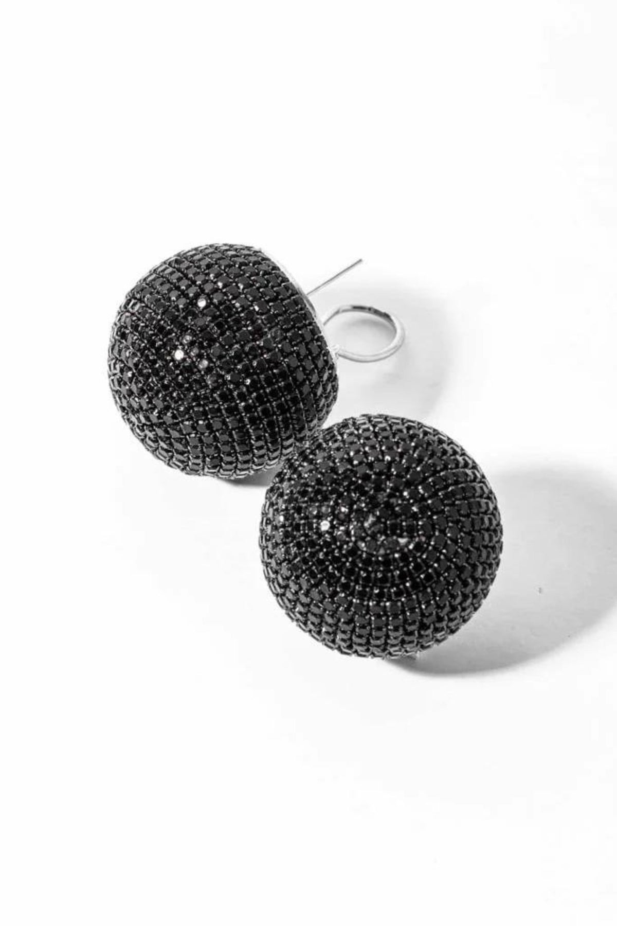 Mini Aurora Studs In Black Gunmetal