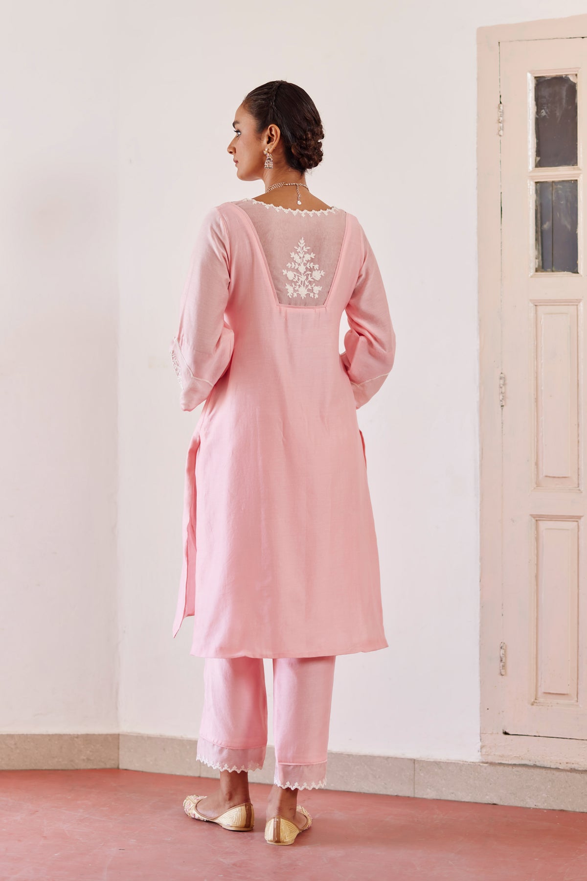 Pink Safina Kurta Set