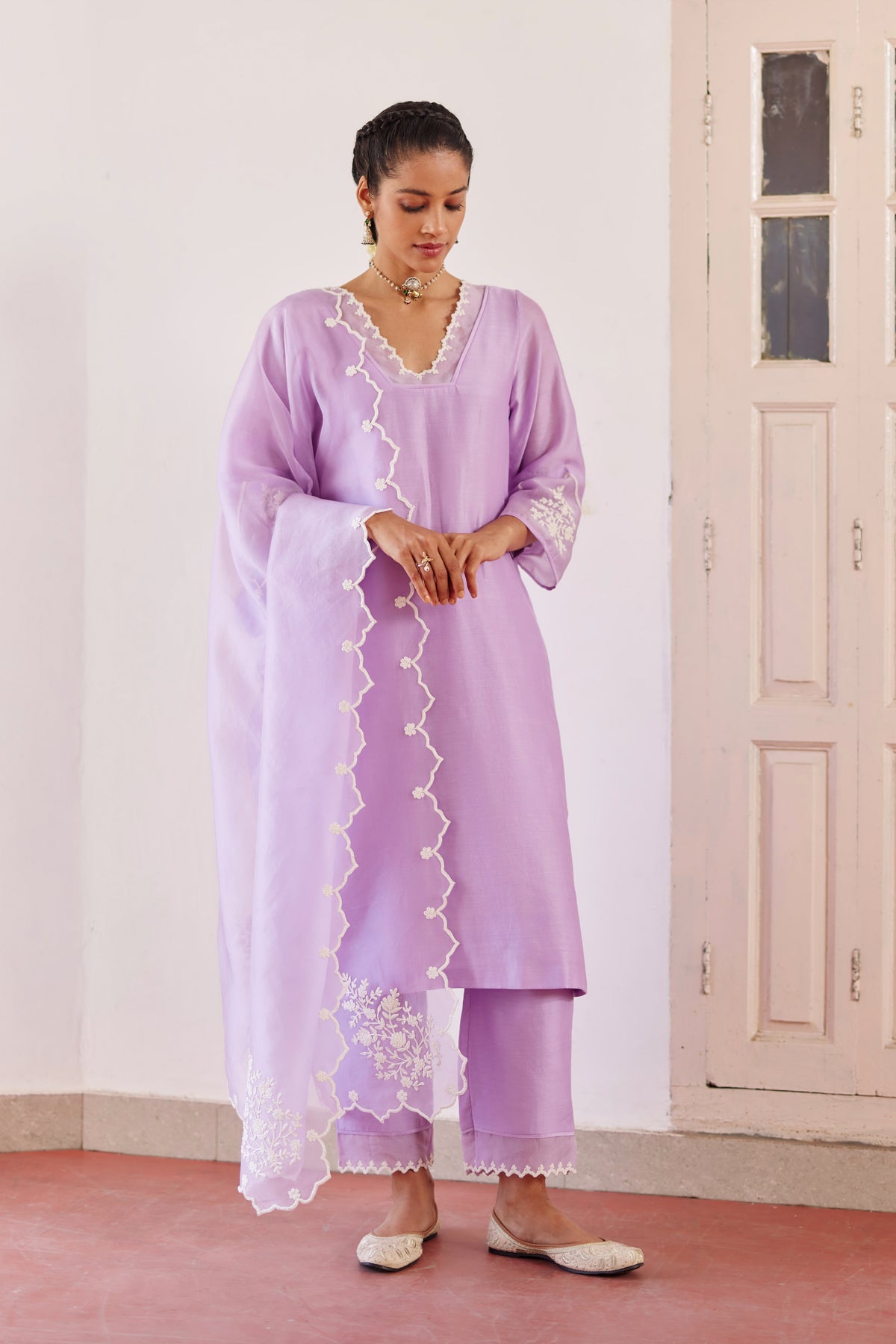 Lilac Safina Kurta Set