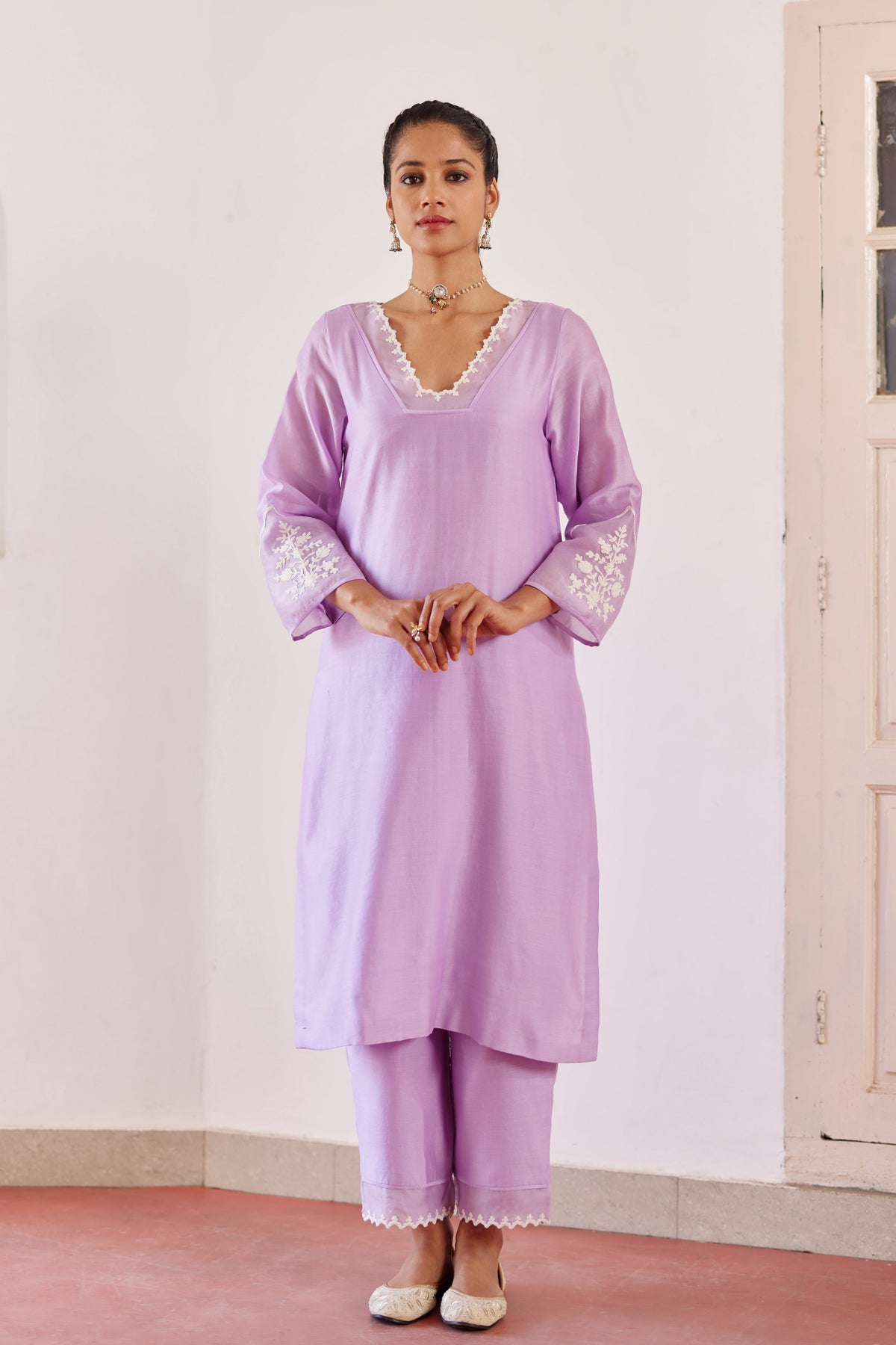 Lilac Safina Kurta Set