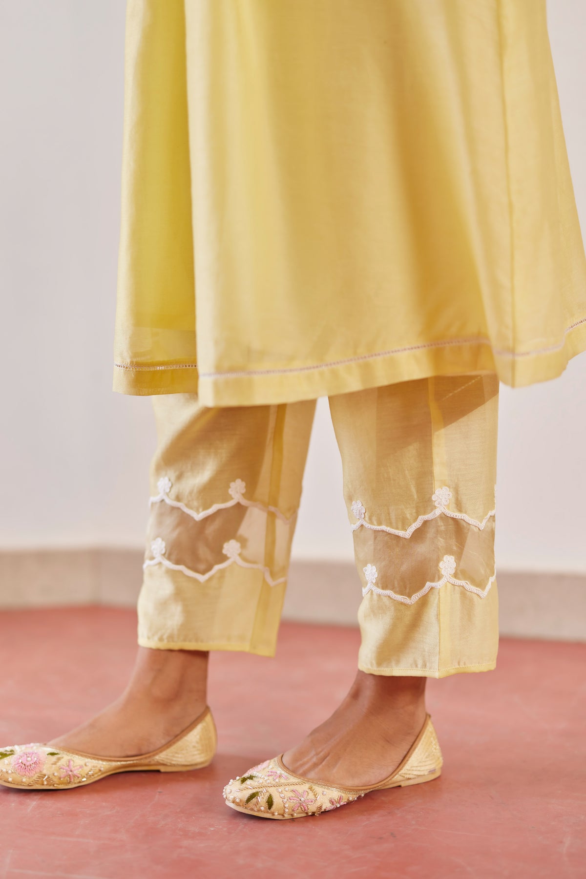 Yellow Zoha Kurta Set