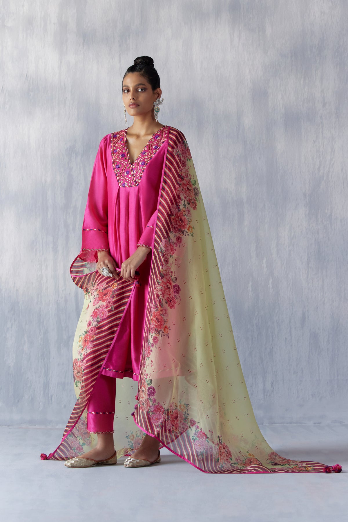 Nargis Hot Pink Kurta Set