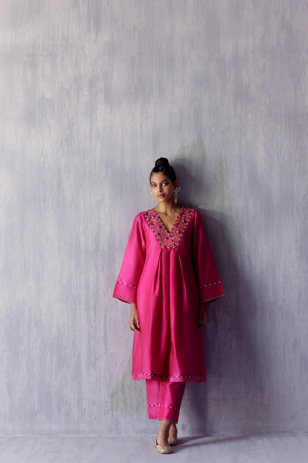 Nargis Hot Pink Kurta Set