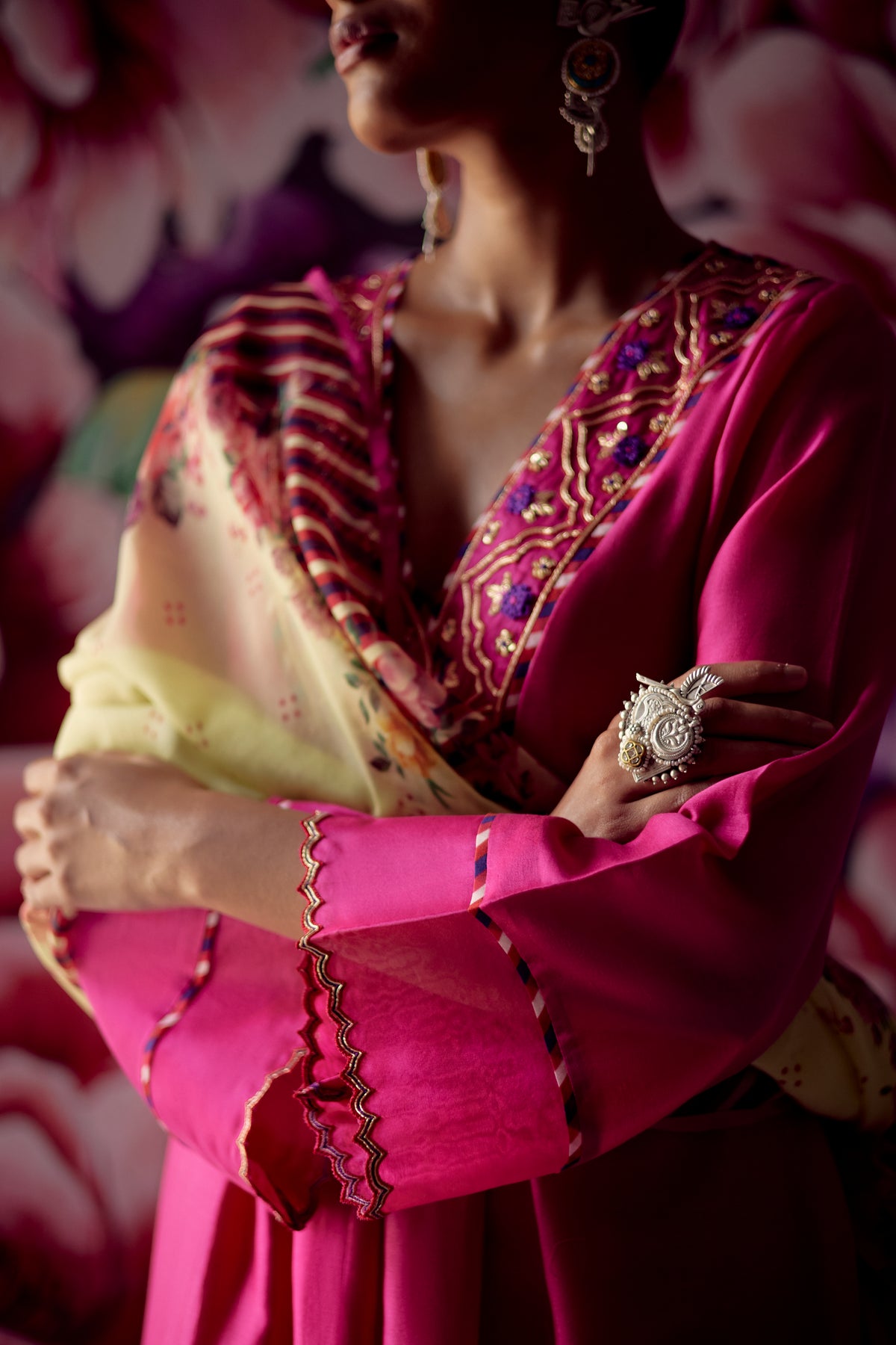 Nargis Hot Pink Kurta Set