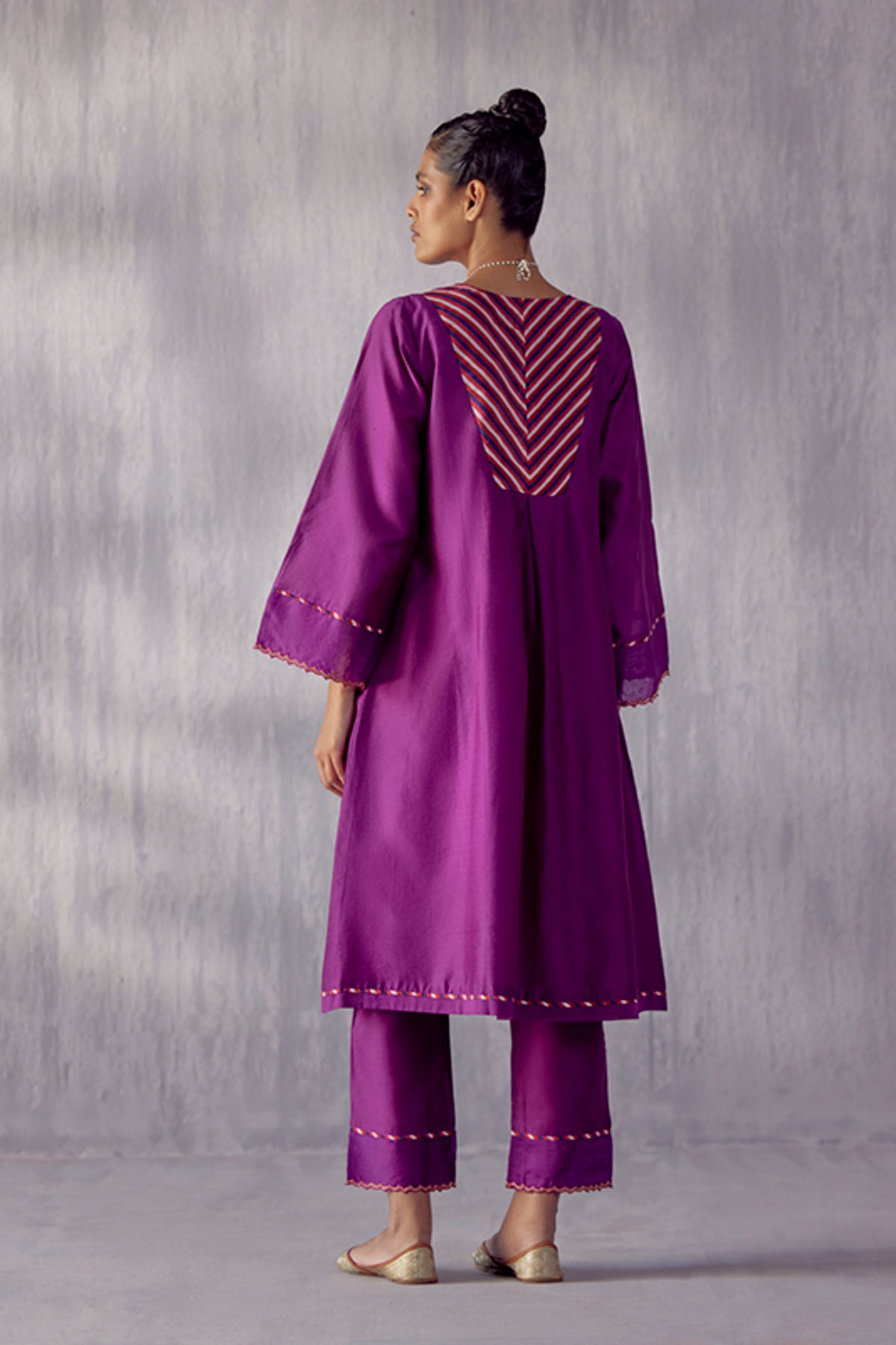 Nargis Purple Kurta Set