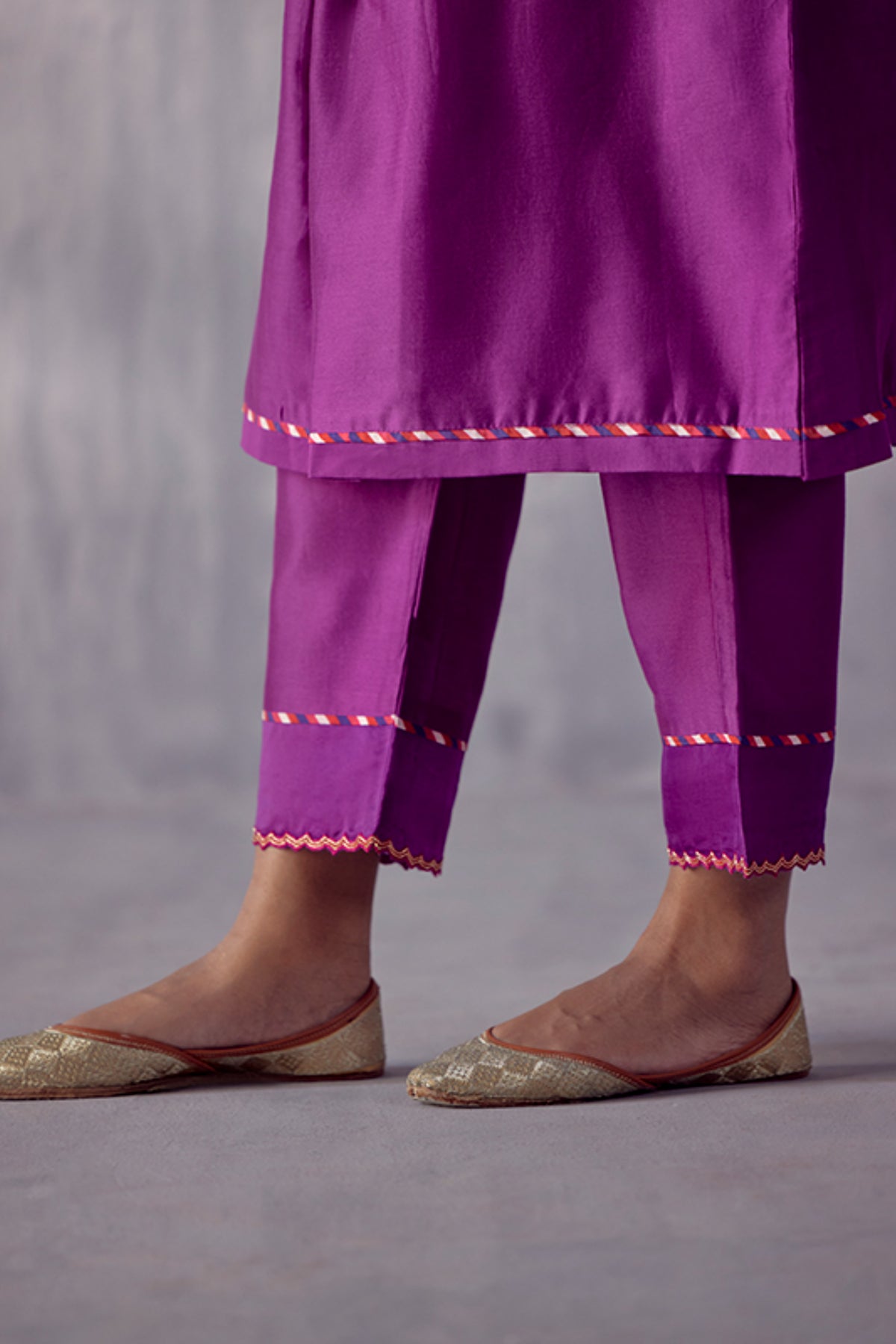 Nargis Purple Kurta Set